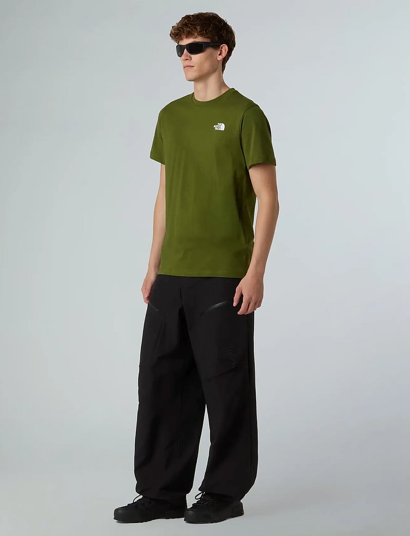 The North Face - M S/S REDBOX TEE - t-shirts - woodland green/tnf blac - 4