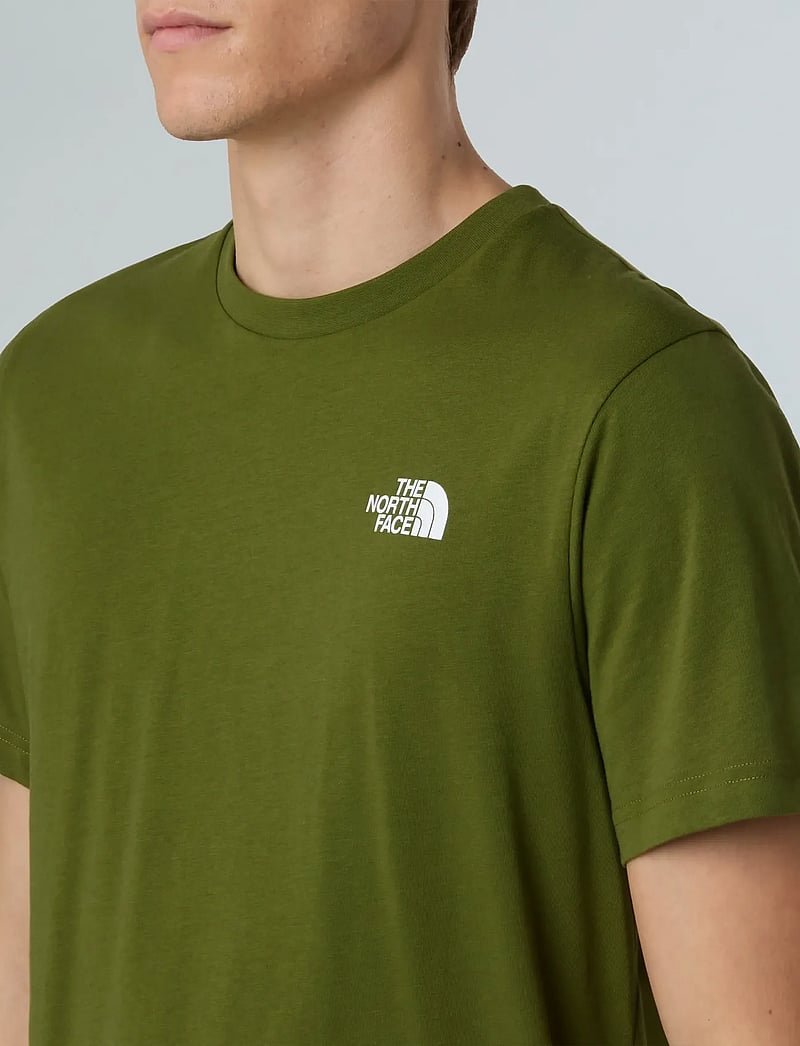 The North Face - M S/S REDBOX TEE - t-shirts - woodland green/tnf blac - 5