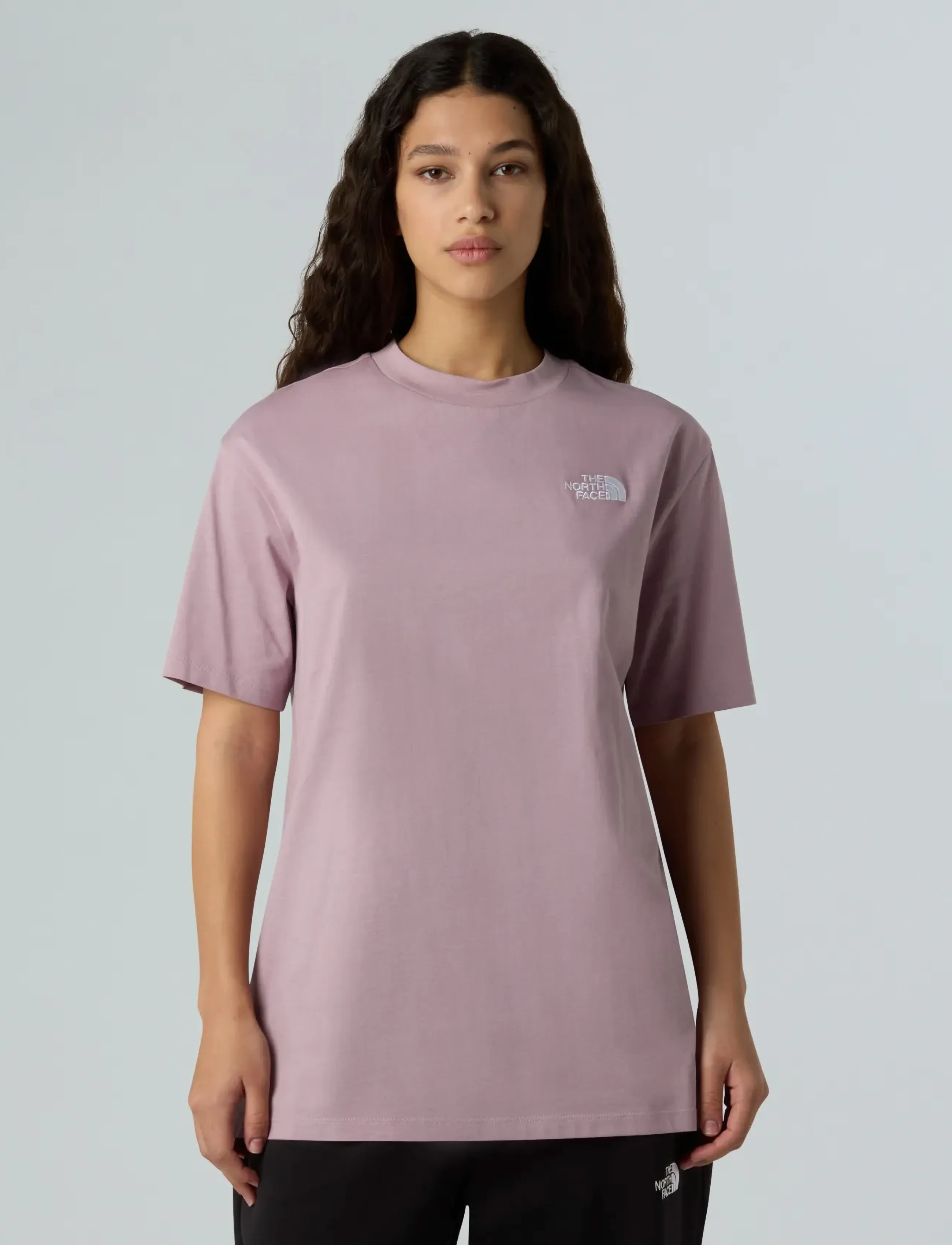 The North Face W SS ESSENTIAL OVERSIZE TEE - T-shirts & Toppar - ASHEN PURPLE / purple