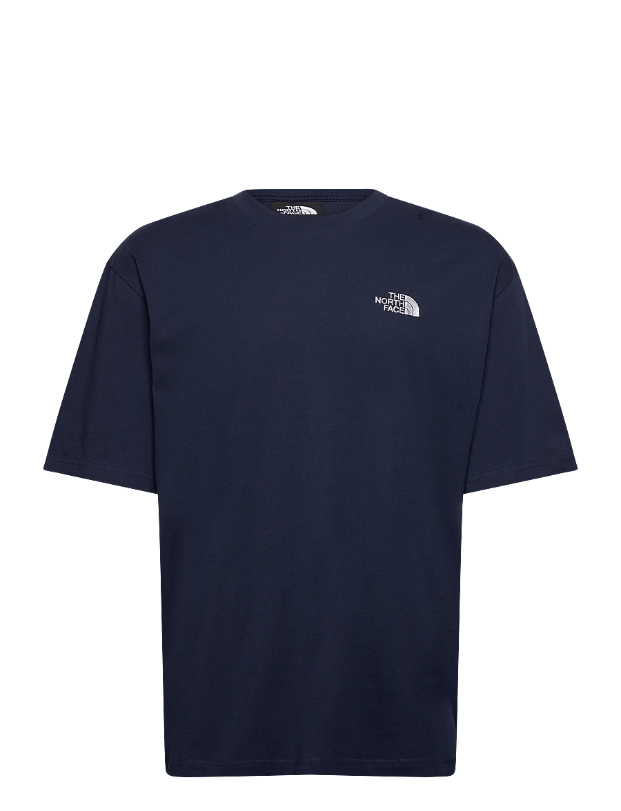 The North Face - M SS ESSENTIAL OVERSIZE TEE - oberteile & t-shirts - summit navy - 1