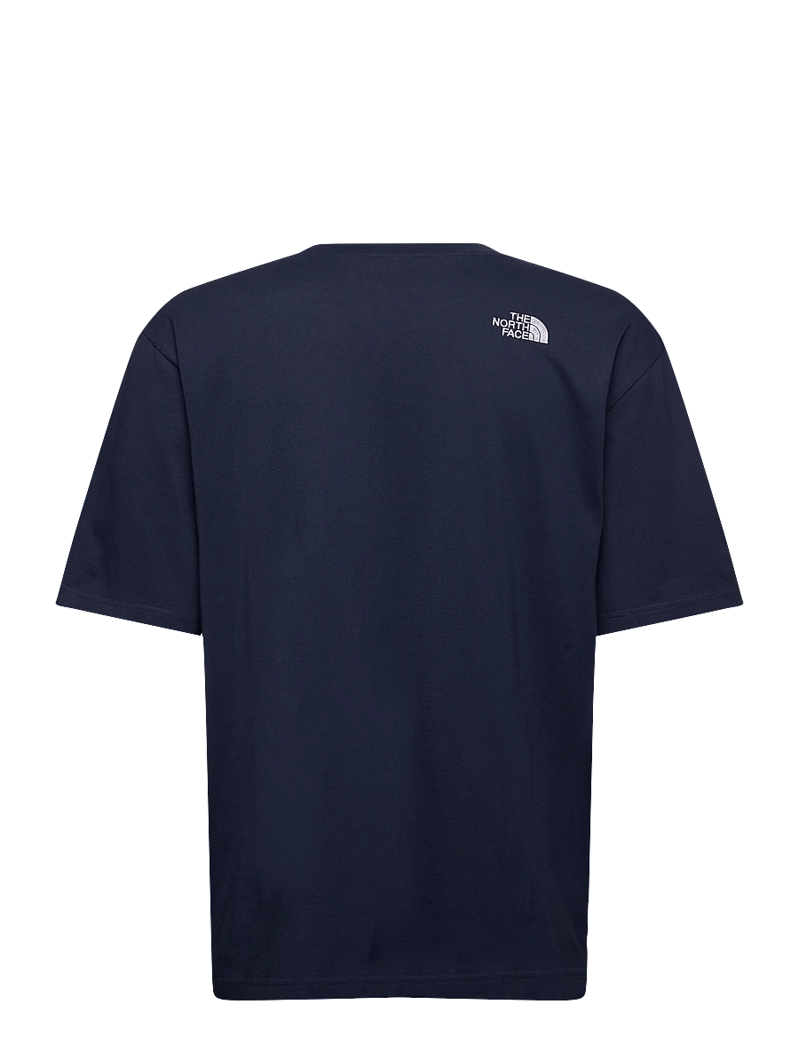 The North Face - M SS ESSENTIAL OVERSIZE TEE - oberteile & t-shirts - summit navy - 2