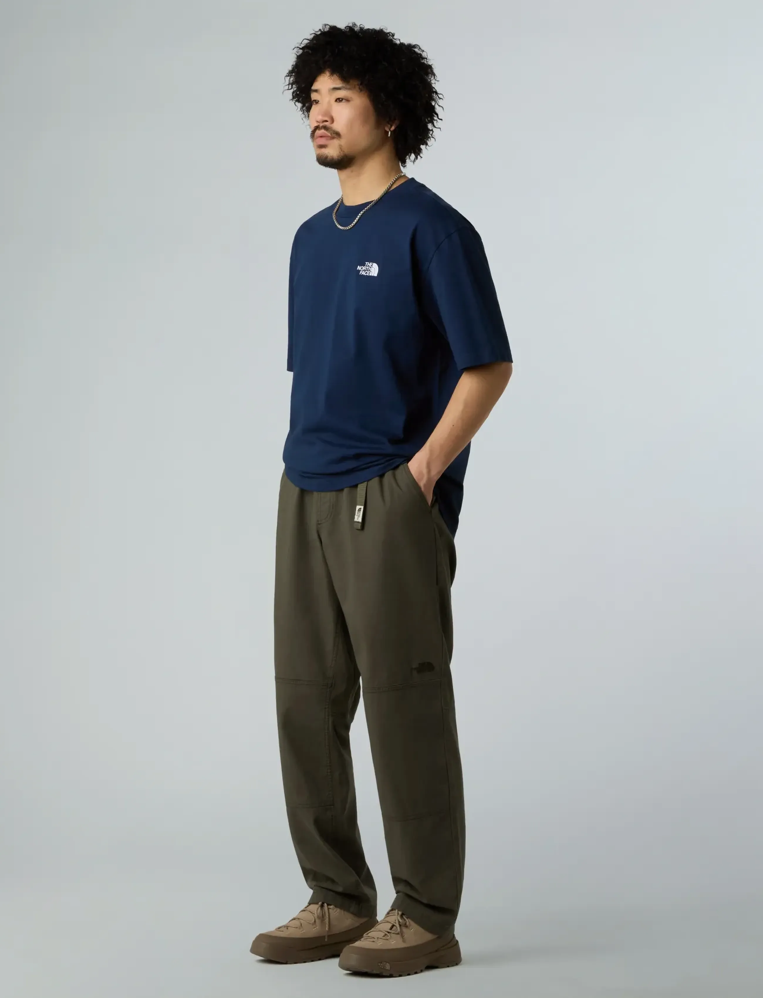 The North Face - M SS ESSENTIAL OVERSIZE TEE - t-shirts - summit navy - 3