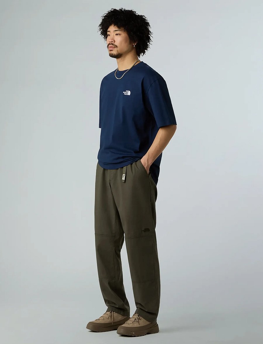 The North Face - M SS ESSENTIAL OVERSIZE TEE - oberteile & t-shirts - summit navy - 3