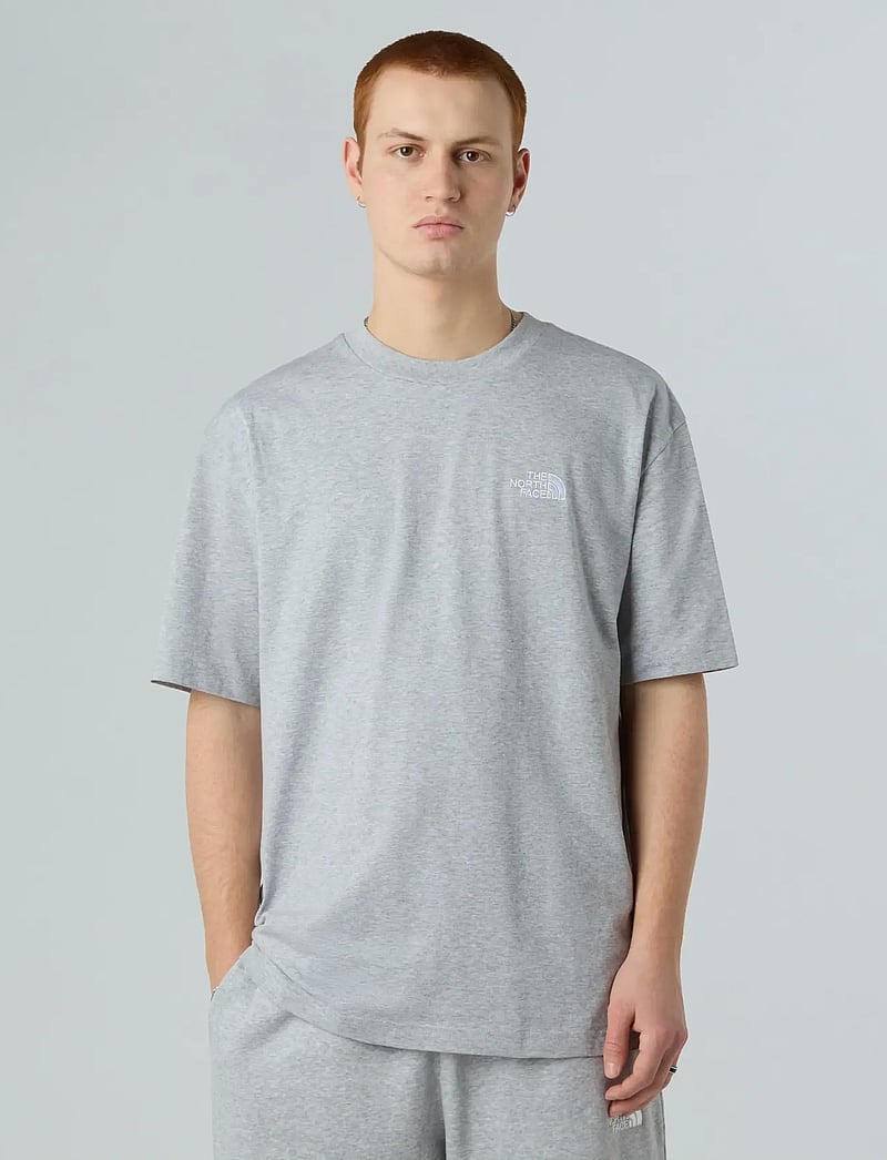 The North Face - M SS ESSENTIAL OVERSIZE TEE - t-shirts - tnf light grey heather - 0