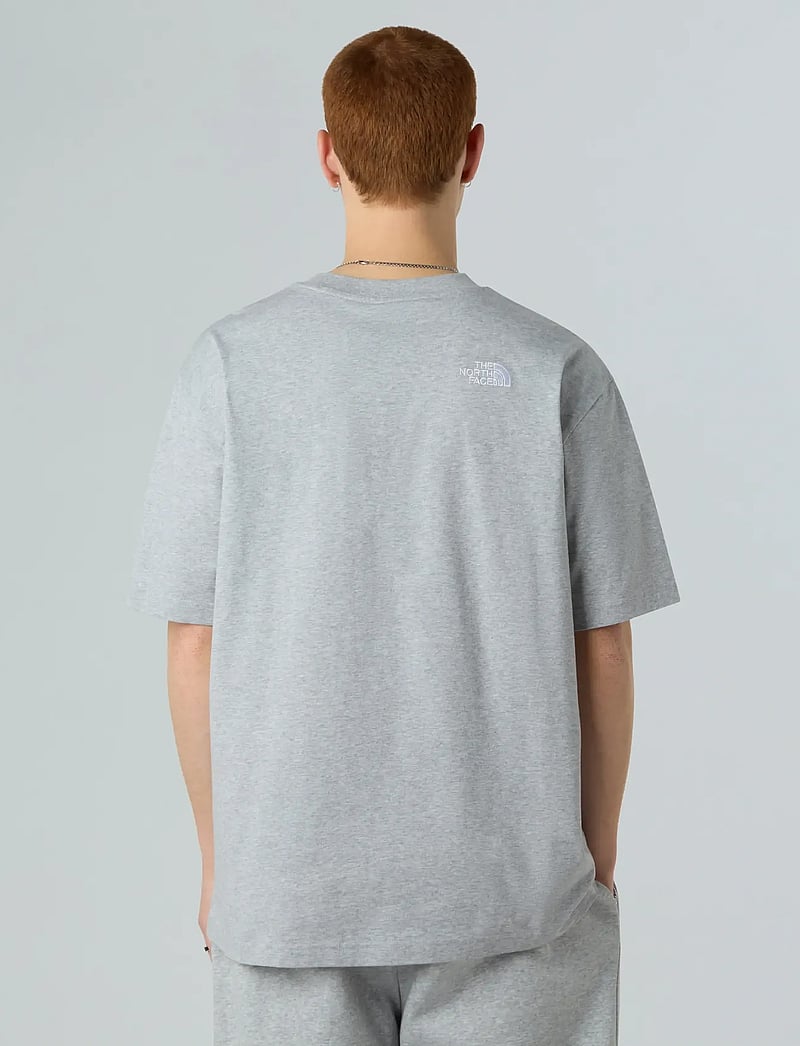 The North Face - M SS ESSENTIAL OVERSIZE TEE - t-shirts - tnf light grey heather - 4