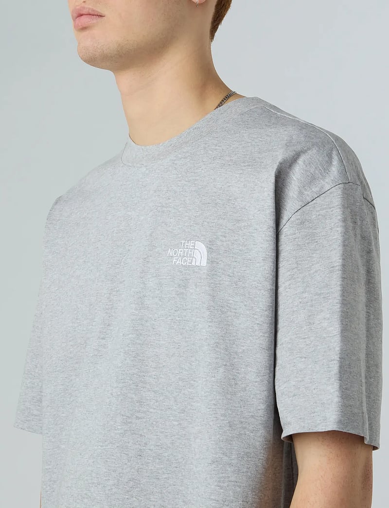 The North Face - M SS ESSENTIAL OVERSIZE TEE - t-shirts - tnf light grey heather - 5