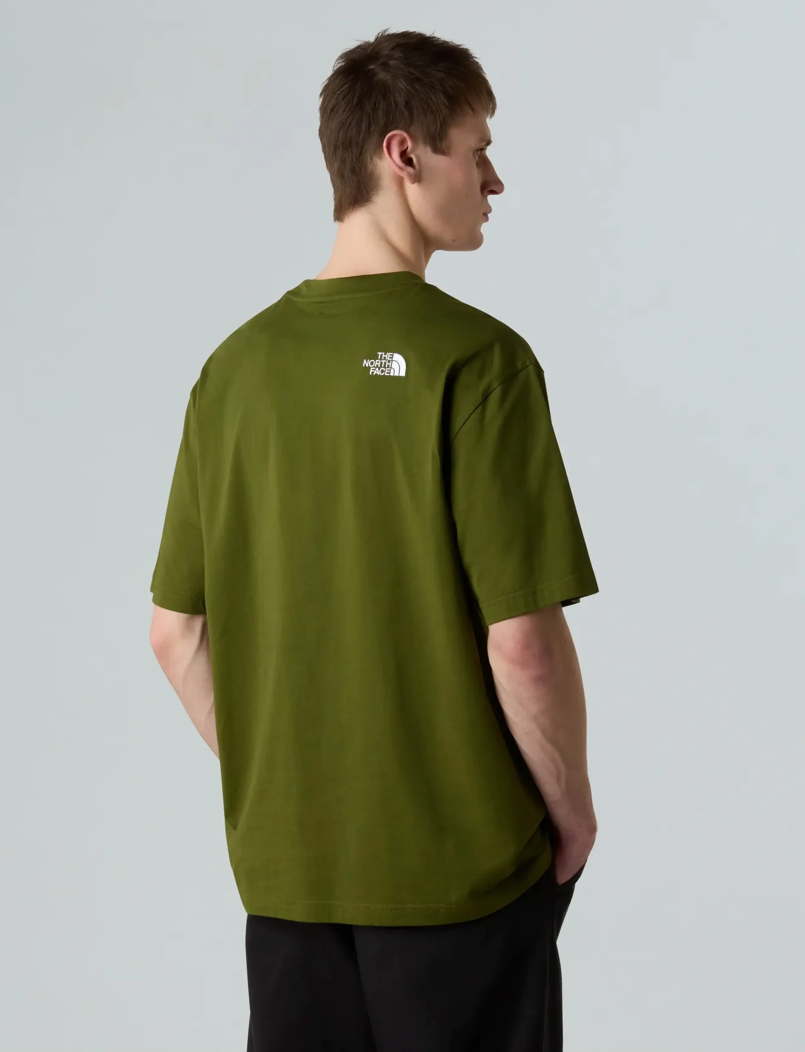 The North Face - M SS ESSENTIAL OVERSIZE TEE - oberteile & t-shirts - woodland green - 4