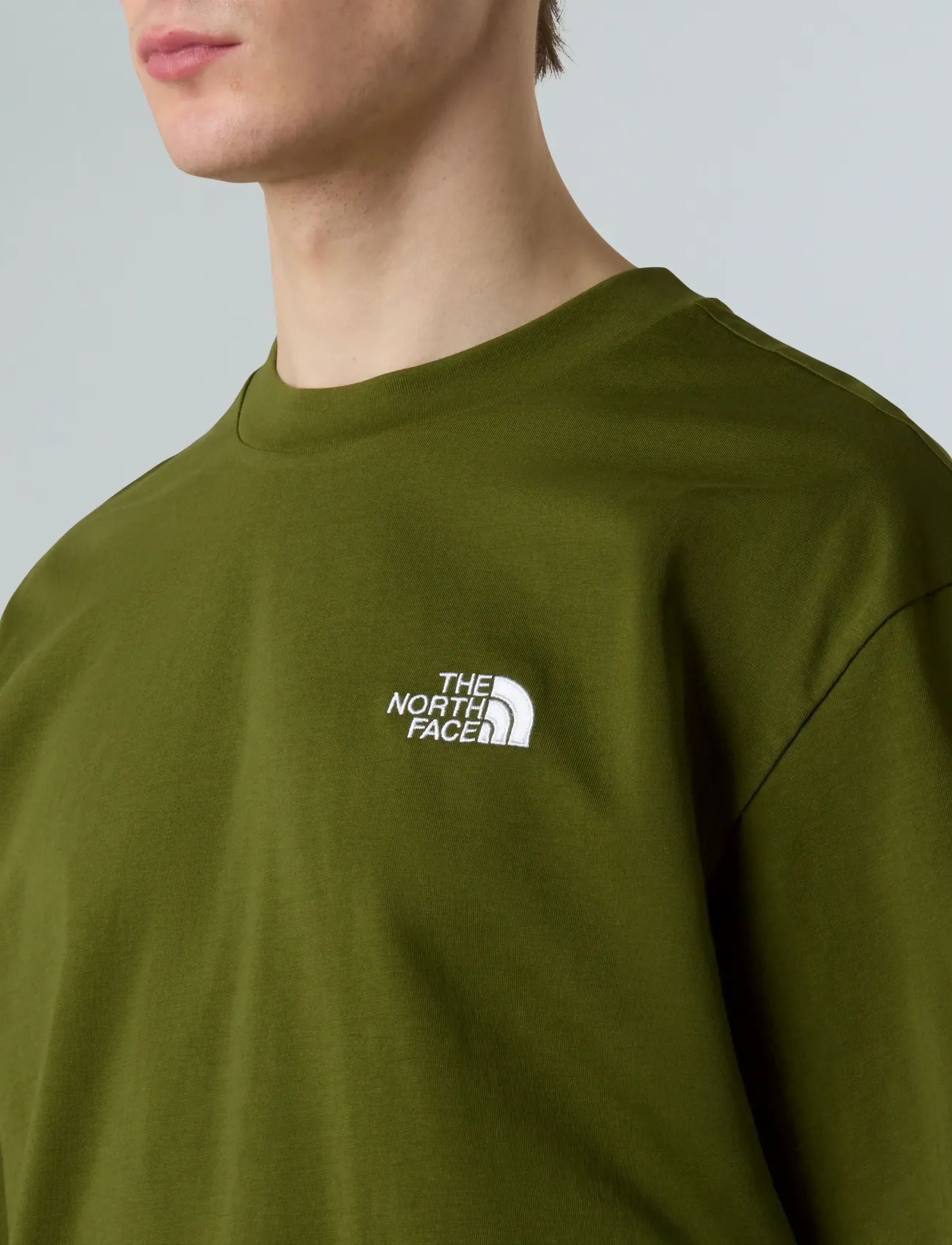 The North Face - M SS ESSENTIAL OVERSIZE TEE - oberteile & t-shirts - woodland green - 5