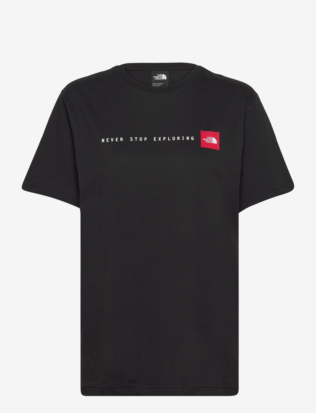 The North Face - M SS NEVER STOP EXPLORING TEE - t-shirts - black - 0