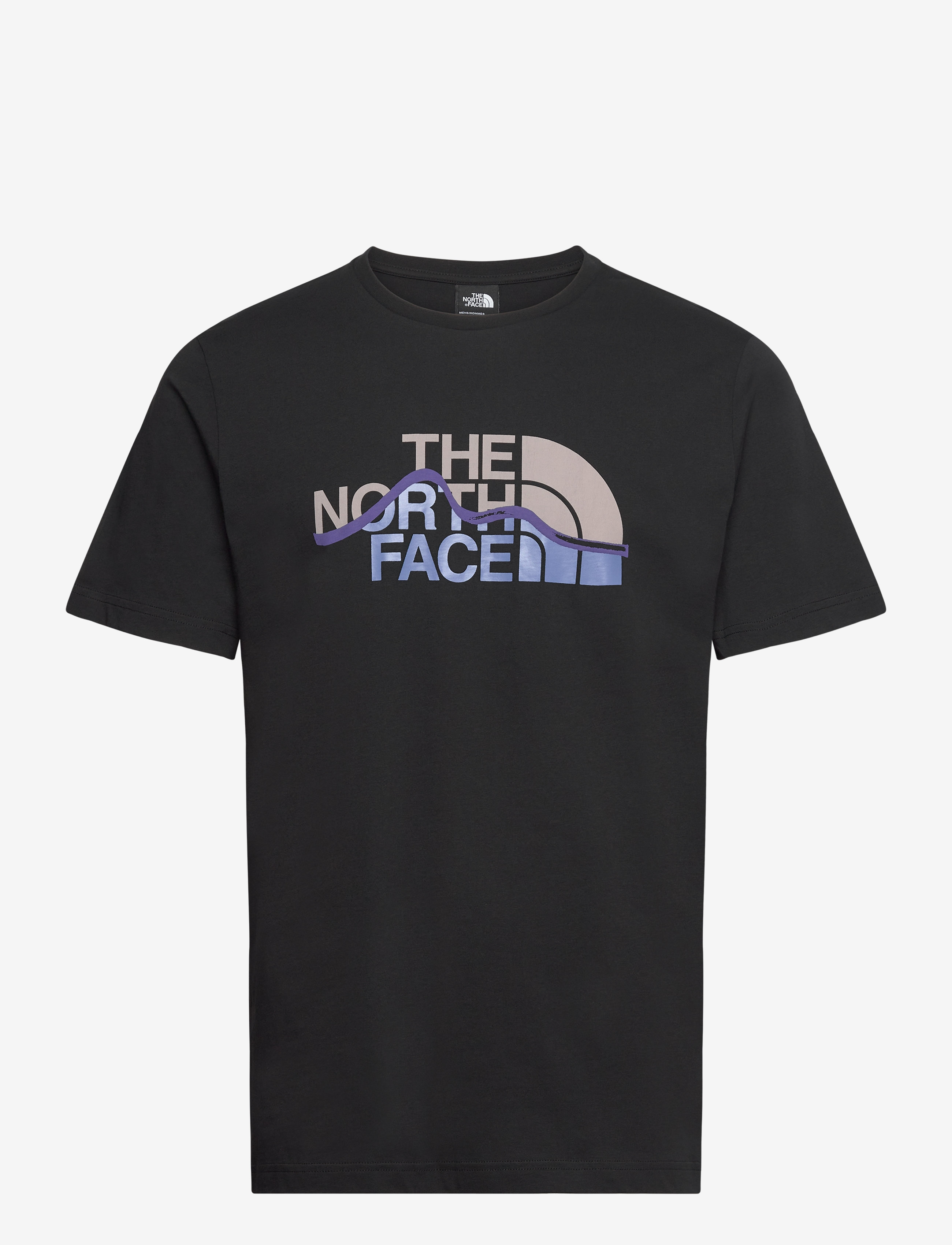 THE NORTH FACE M Ss Mountain Line Tee Schwarz - S - Herren