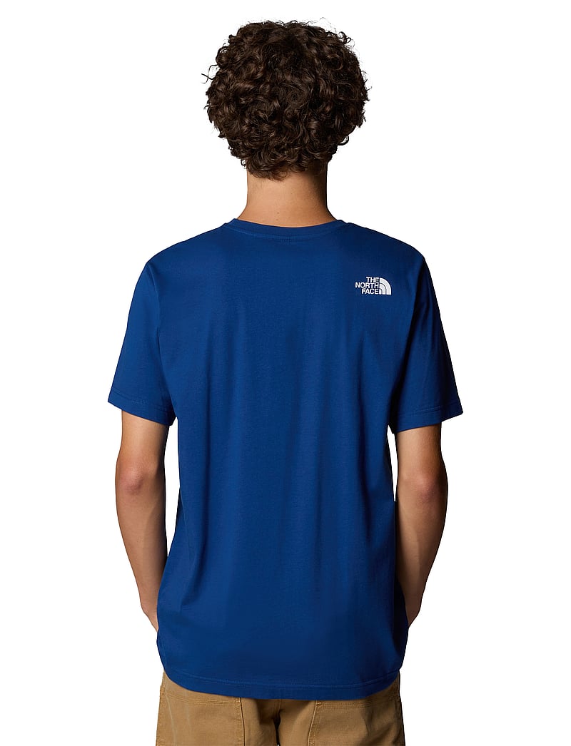 The North Face - M SS MOUNTAIN LINE TEE - tops & t-shirts - blue - 4