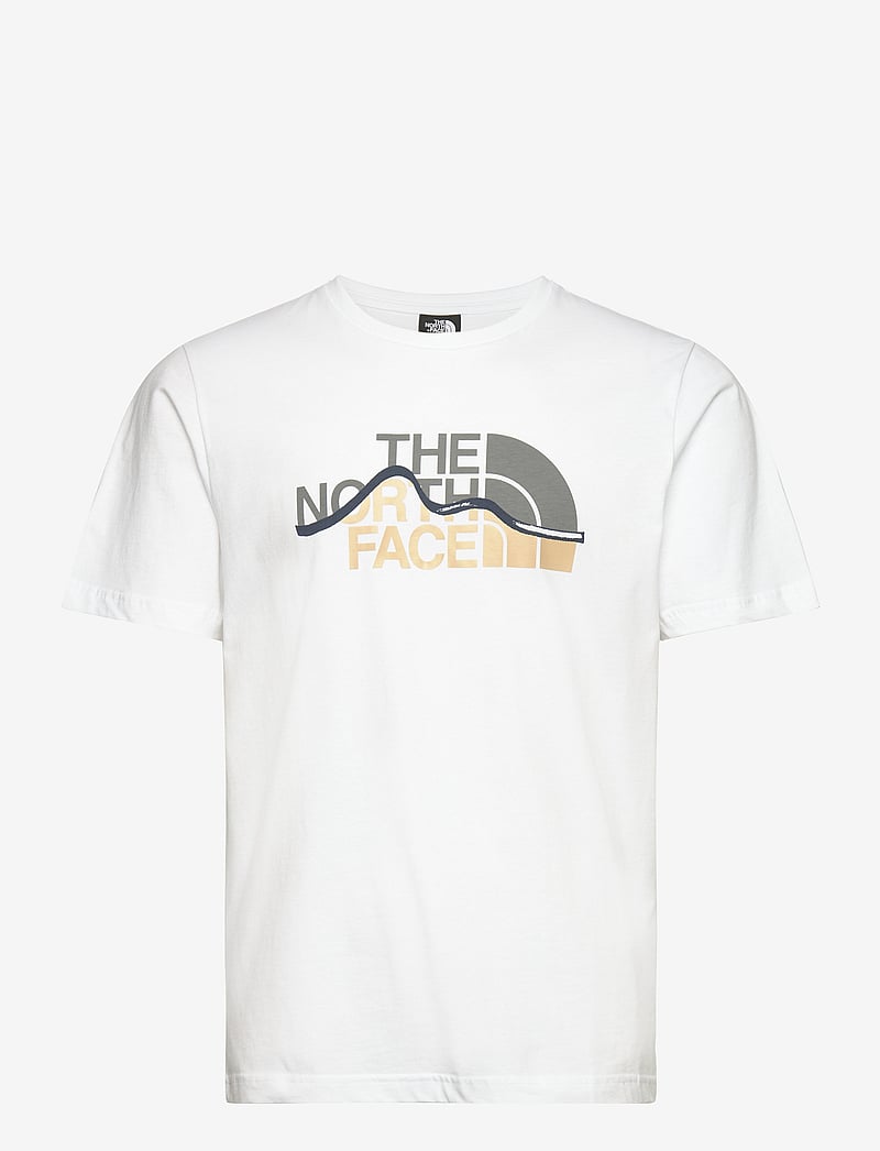 The North Face - M SS MOUNTAIN LINE TEE - t-shirts - white - 0