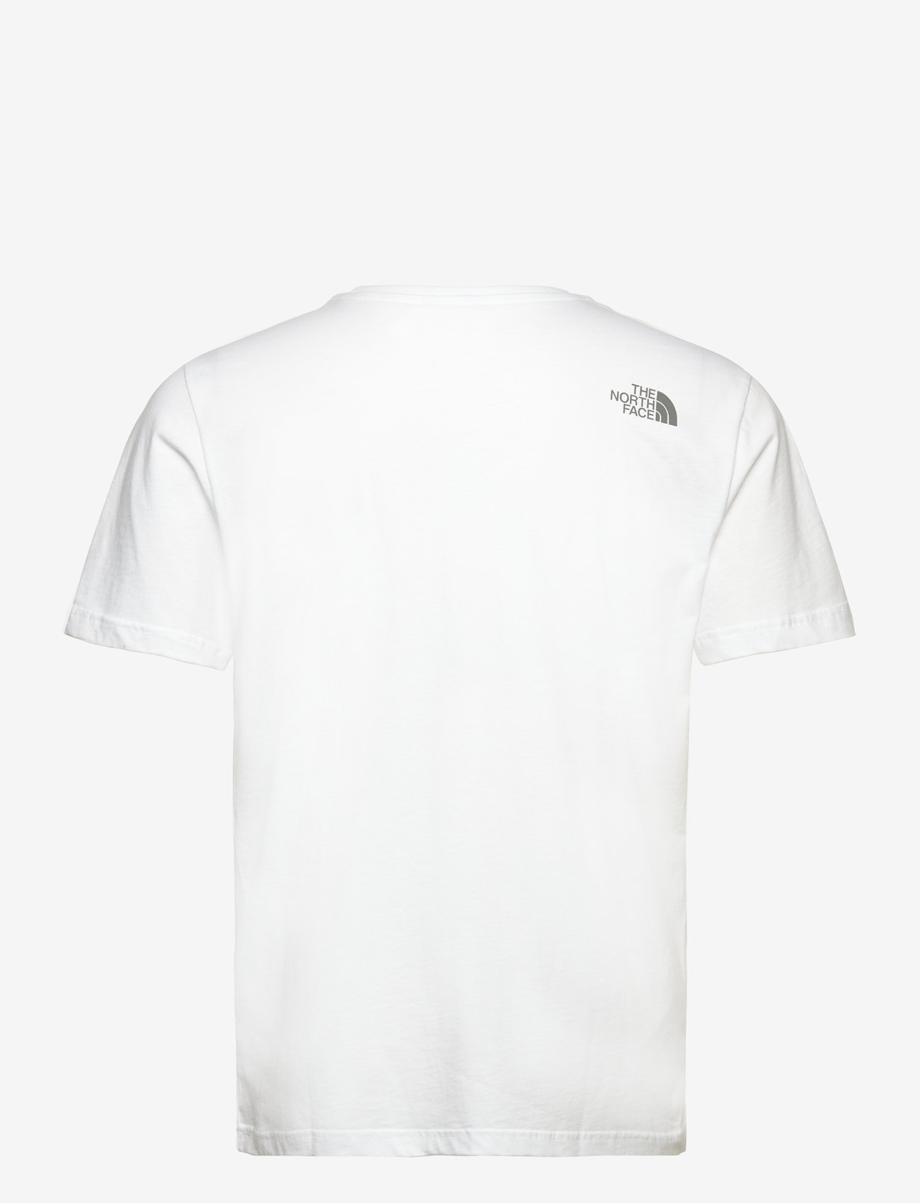 The North Face - M SS MOUNTAIN LINE TEE - t-shirts - white - 1