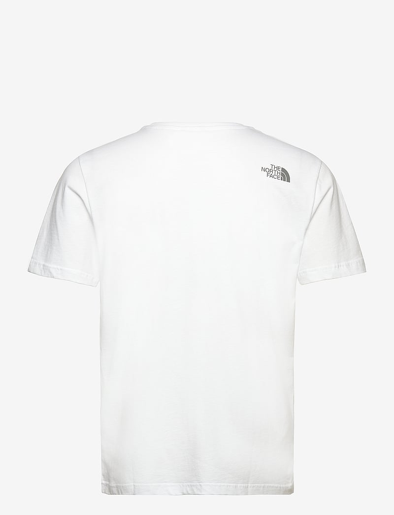 The North Face - M SS MOUNTAIN LINE TEE - t-shirts - white - 1