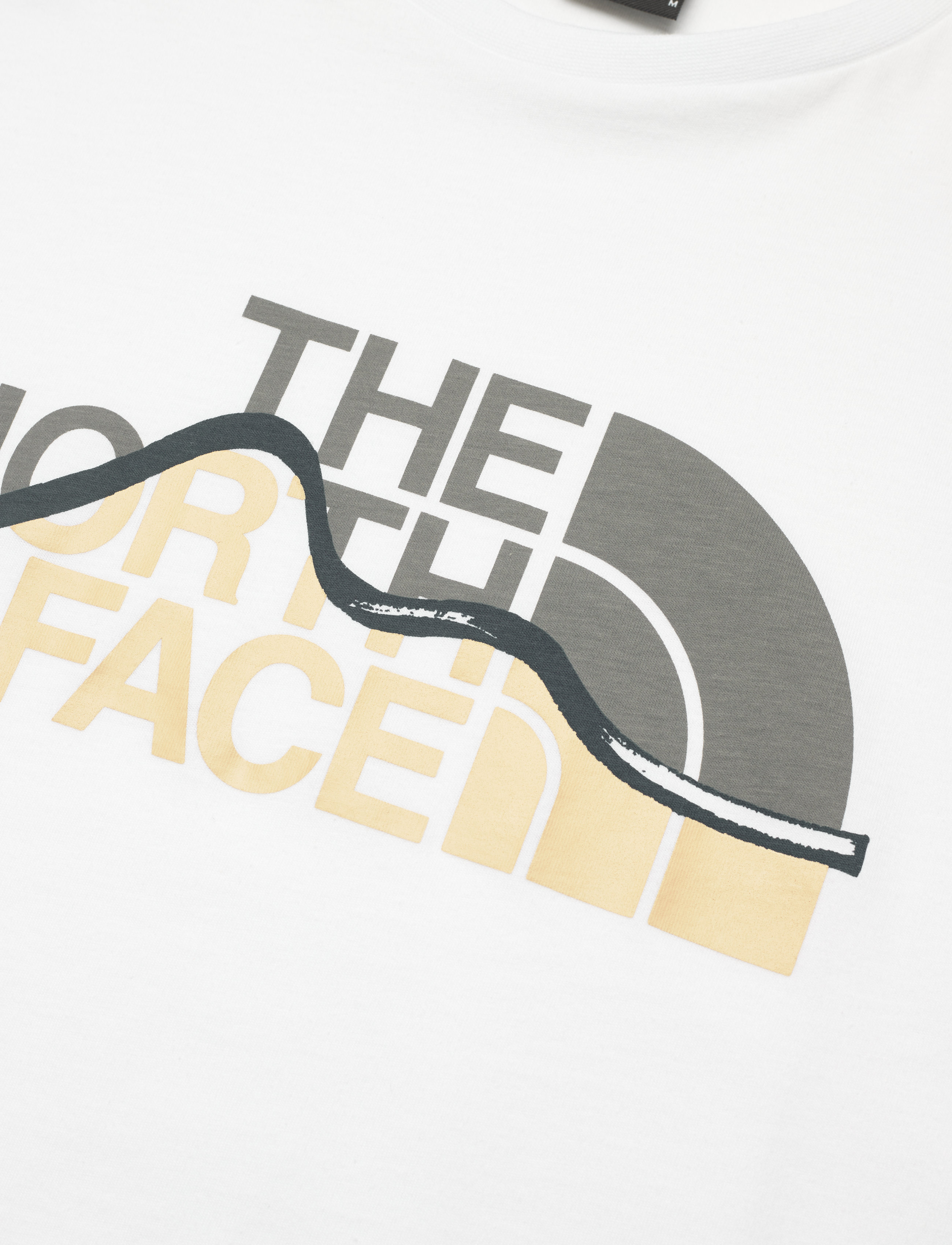 The North Face - M SS MOUNTAIN LINE TEE - oberteile & t-shirts - white - 2
