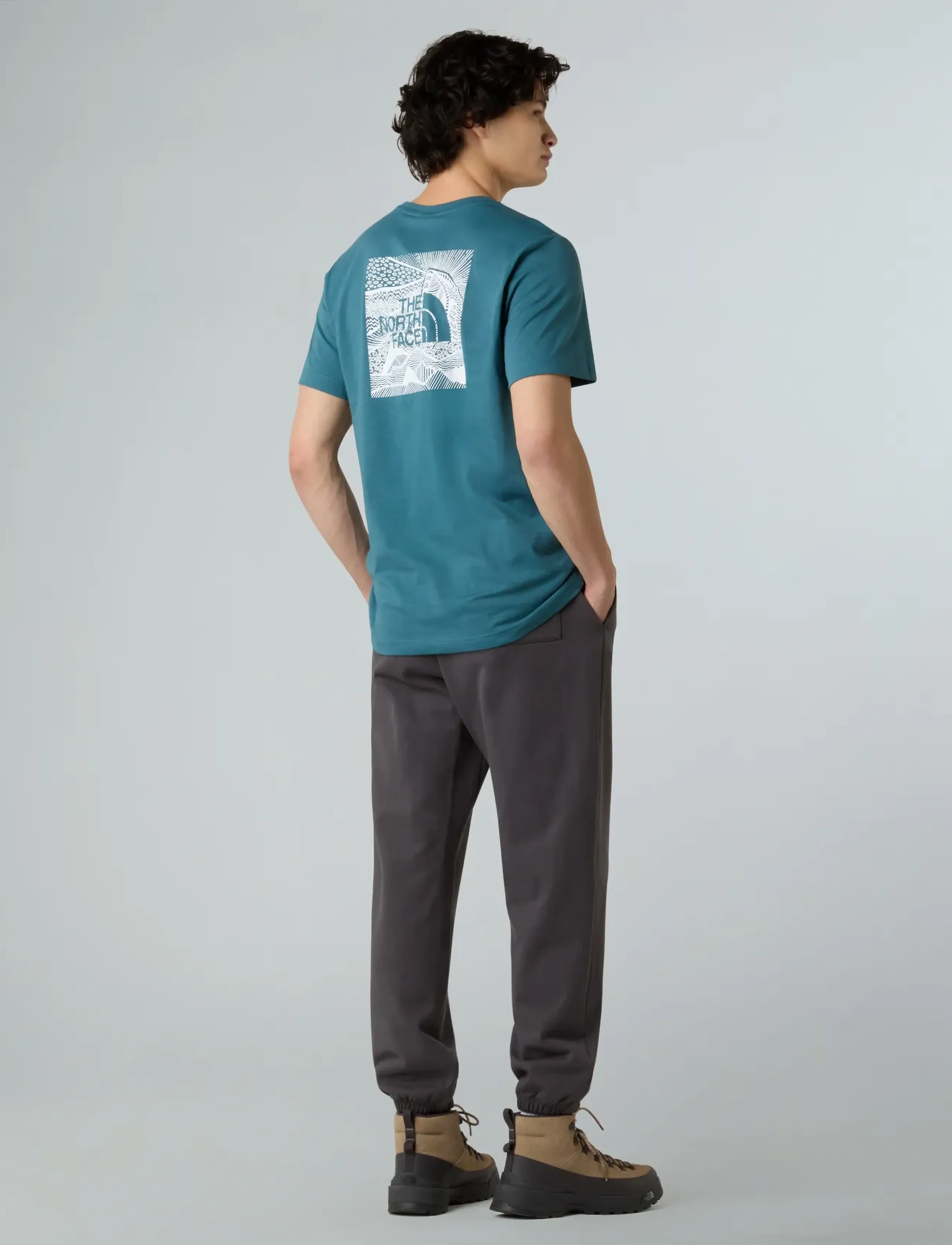 The North Face - M S/S BOX NSE CELEBRATION TEE - oberteile & t-shirts - space - 4