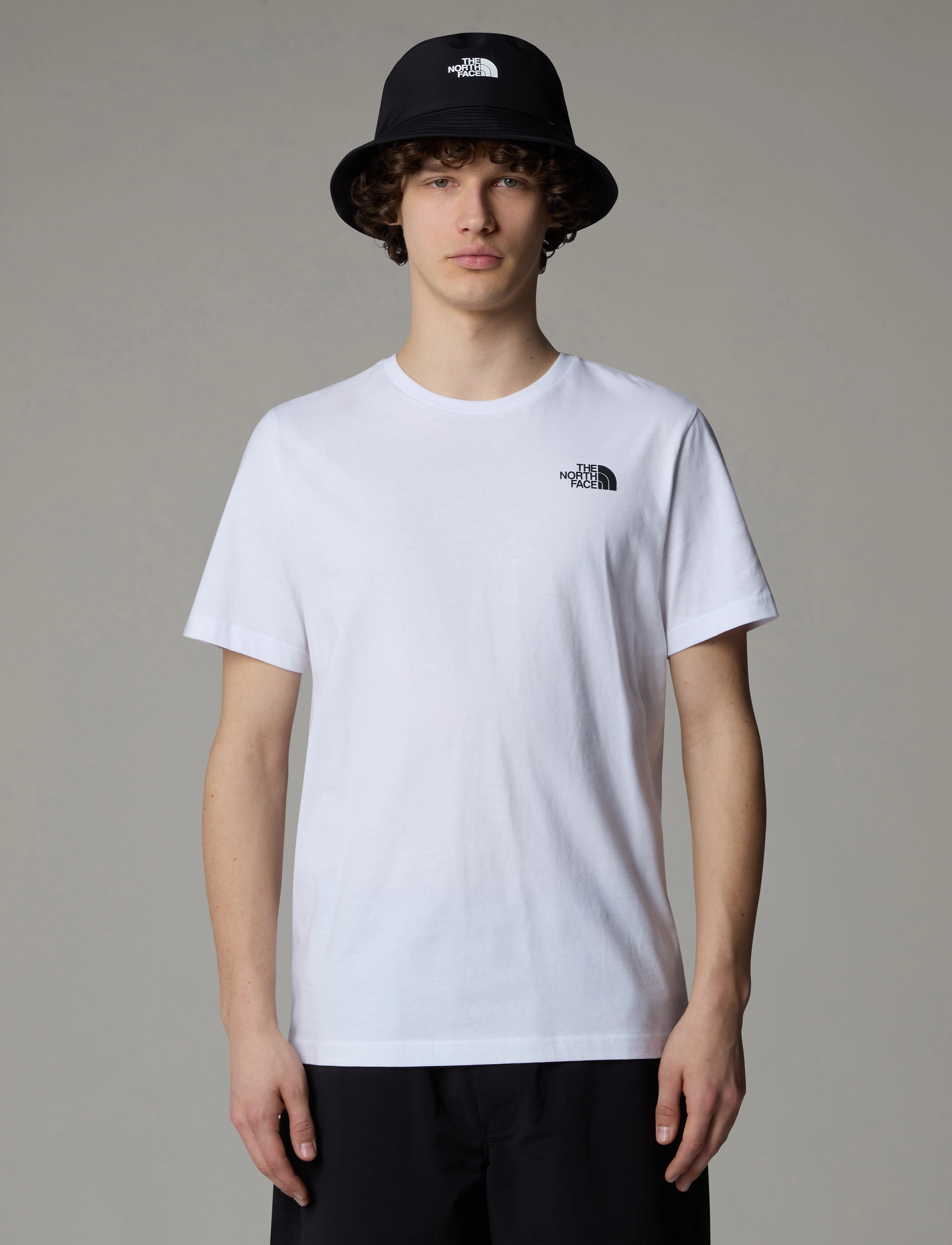 The North Face M S/S Box Nse Celebration Tee, Mænd, Kortærmet T-Shirt, Hvid, Str: XS