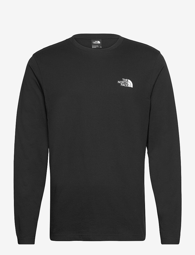 The North Face - M L/S SIMPLE DOME TEE - toppe & t-shirts - black - 1