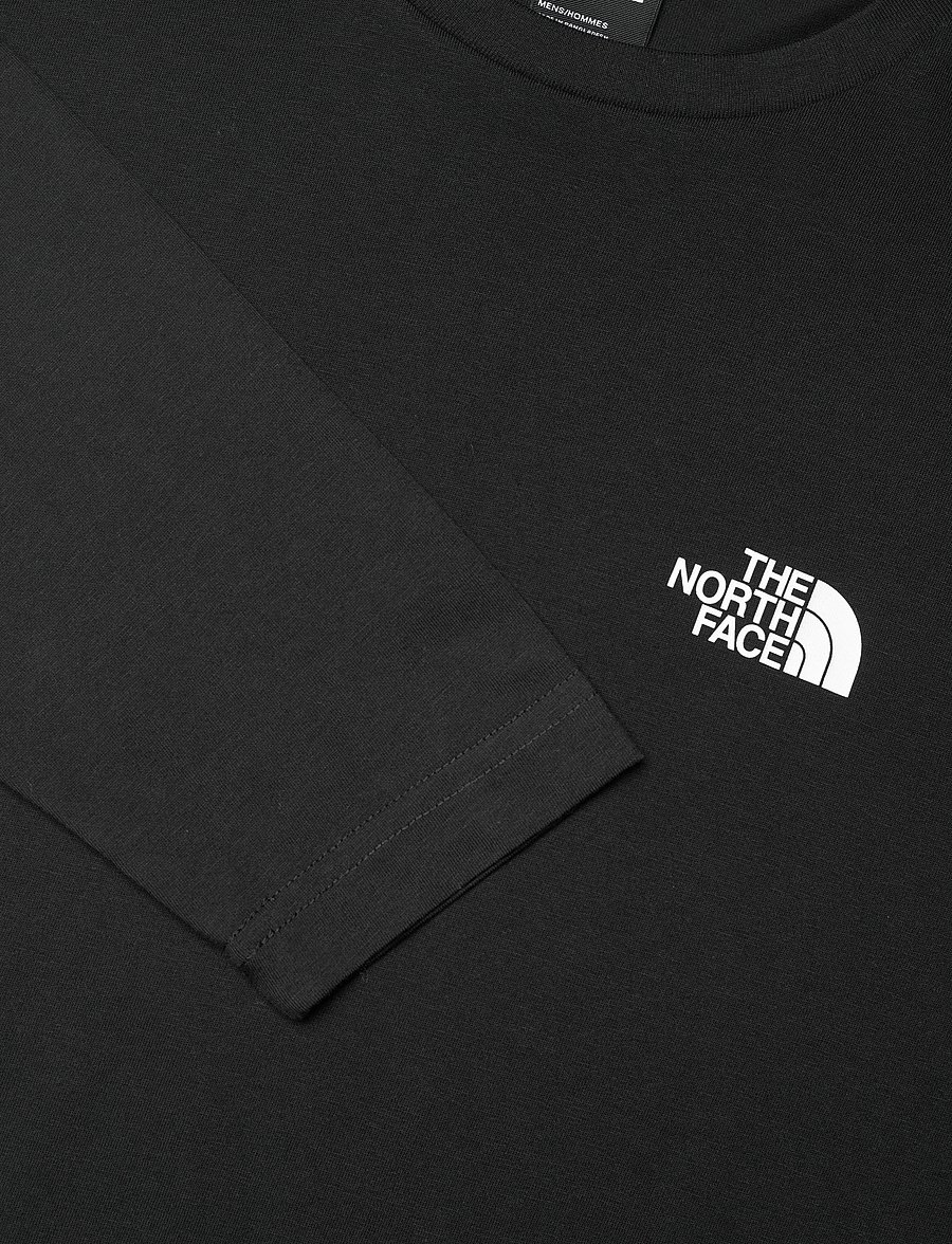 The North Face - M L/S SIMPLE DOME TEE - longsleeved tops - black - 3