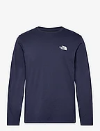 M L/S SIMPLE DOME TEE - SUMMIT NAVY