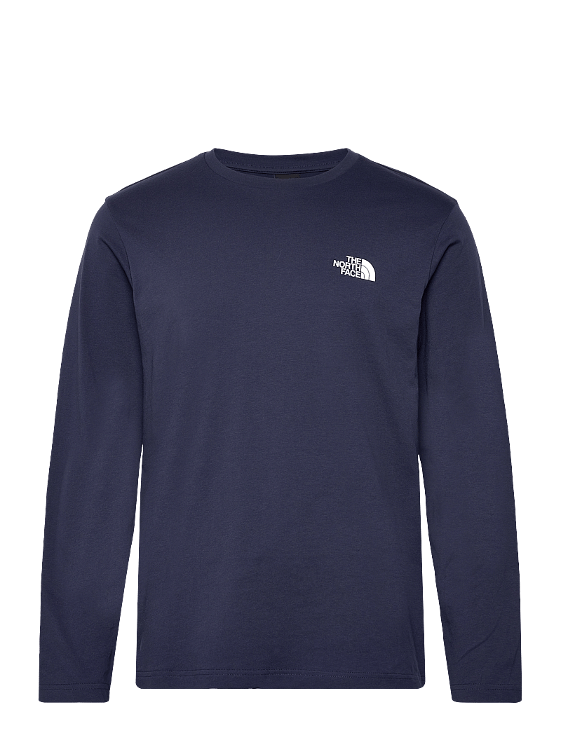 The North Face - M L/S SIMPLE DOME TEE - toppe & t-shirts - summit navy - 1