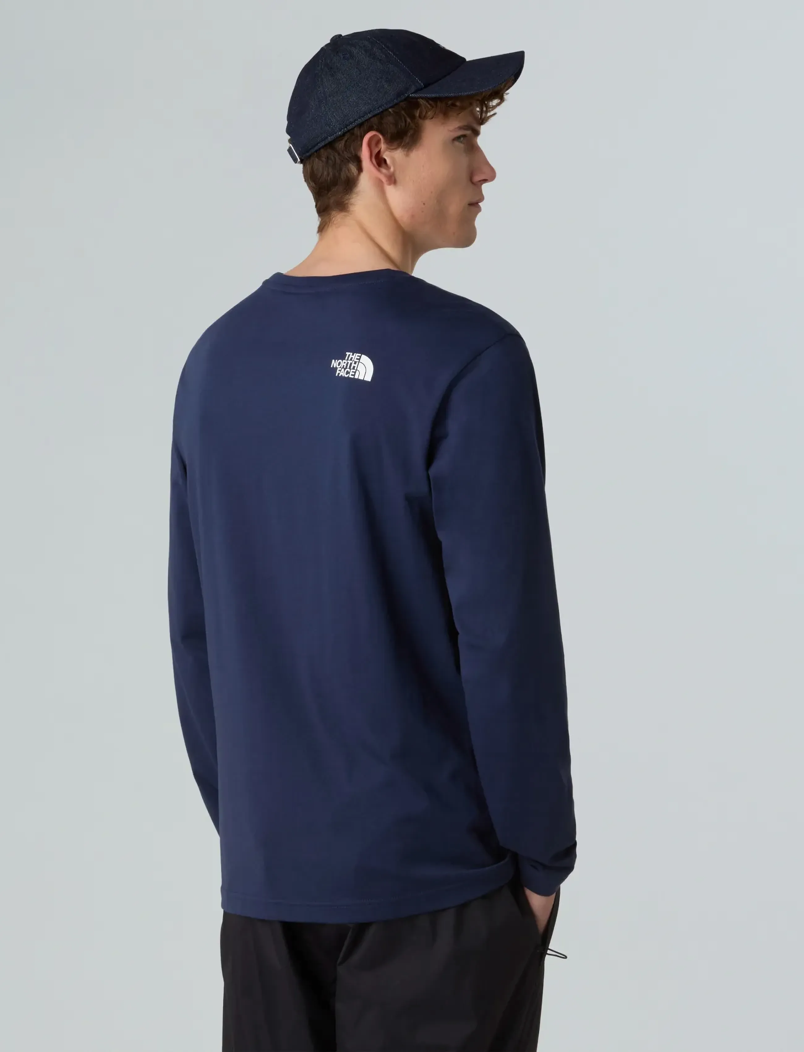 The North Face - M L/S SIMPLE DOME TEE - laveste priser - summit navy - 4