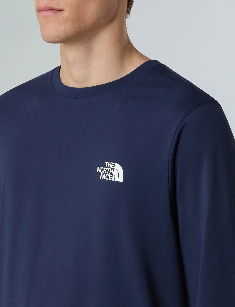 The North Face - M L/S SIMPLE DOME TEE - toppe & t-shirts - summit navy - 5