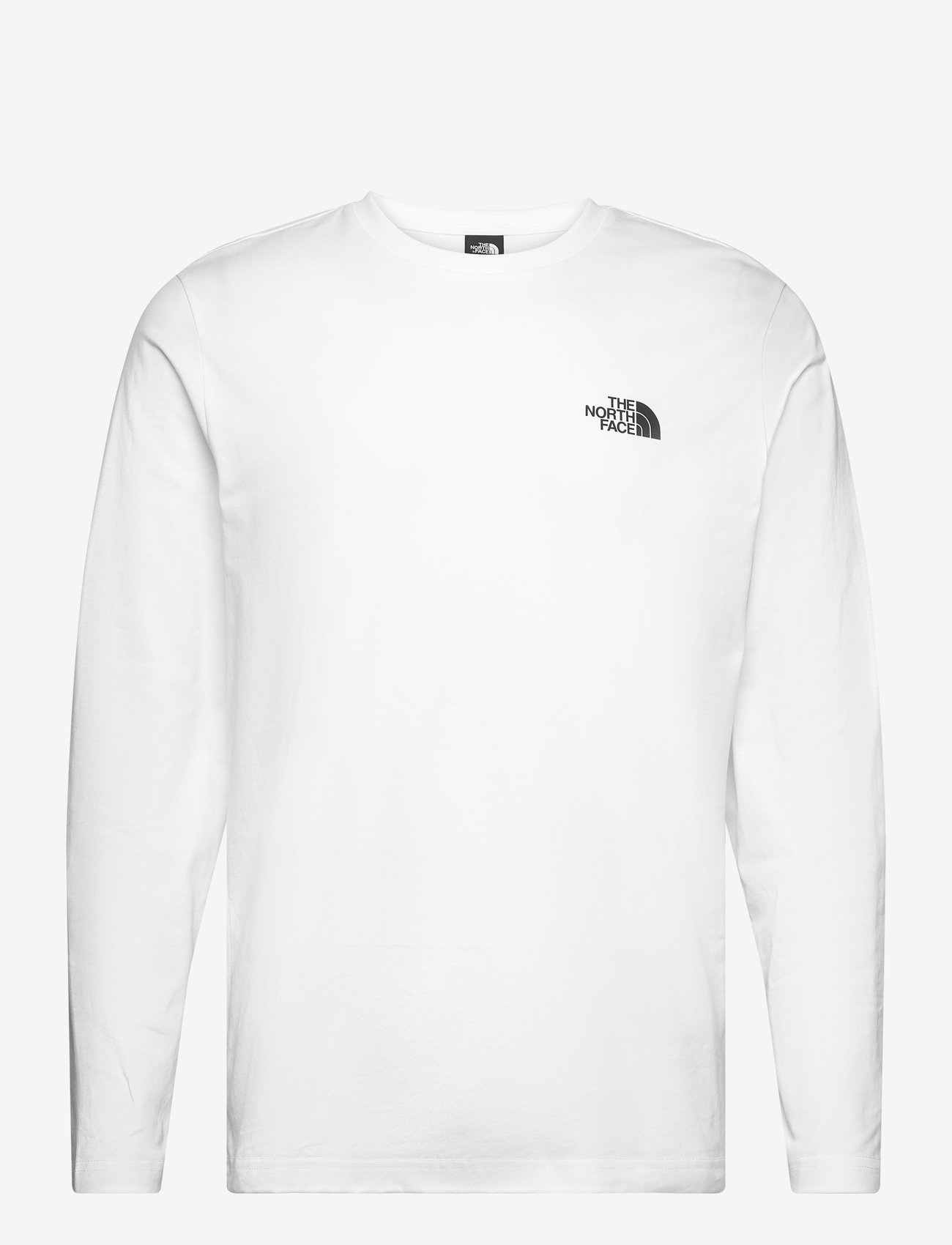 The North Face - M L/S SIMPLE DOME TEE - toppe & t-shirts - white - 1