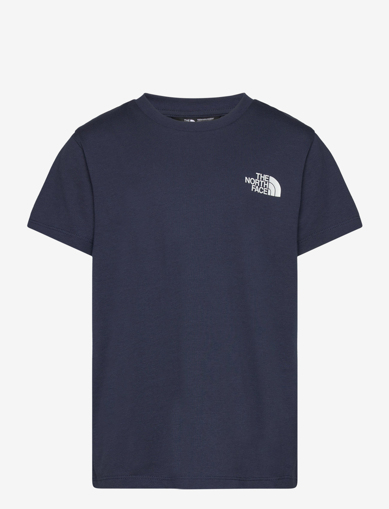 The North Face - TEEN SIMPLE DOME REGULAR SS TEE - short-sleeved t-shirts - summit navy - 0