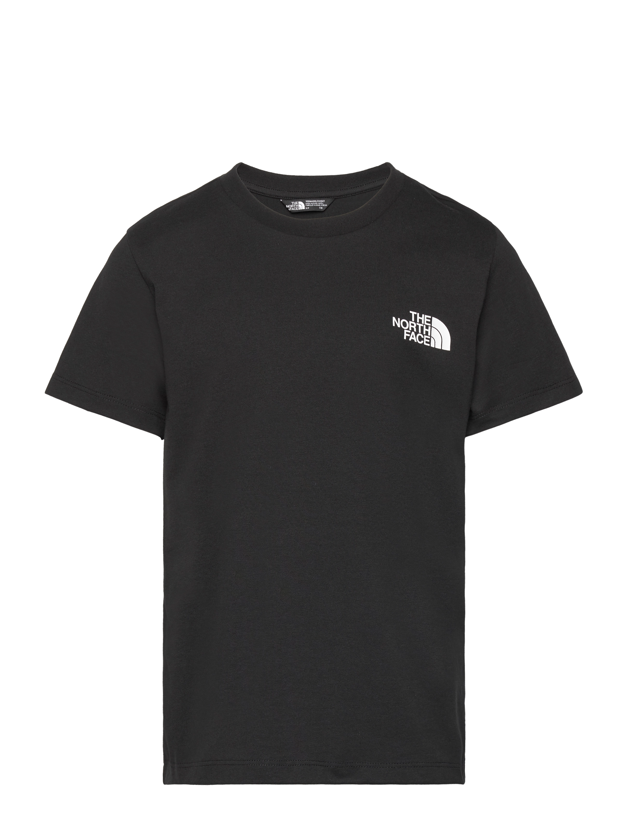 THE NORTH FACE Teen Simple Dome Regular Ss Tee Schwarz - 130-141 - Kinder
