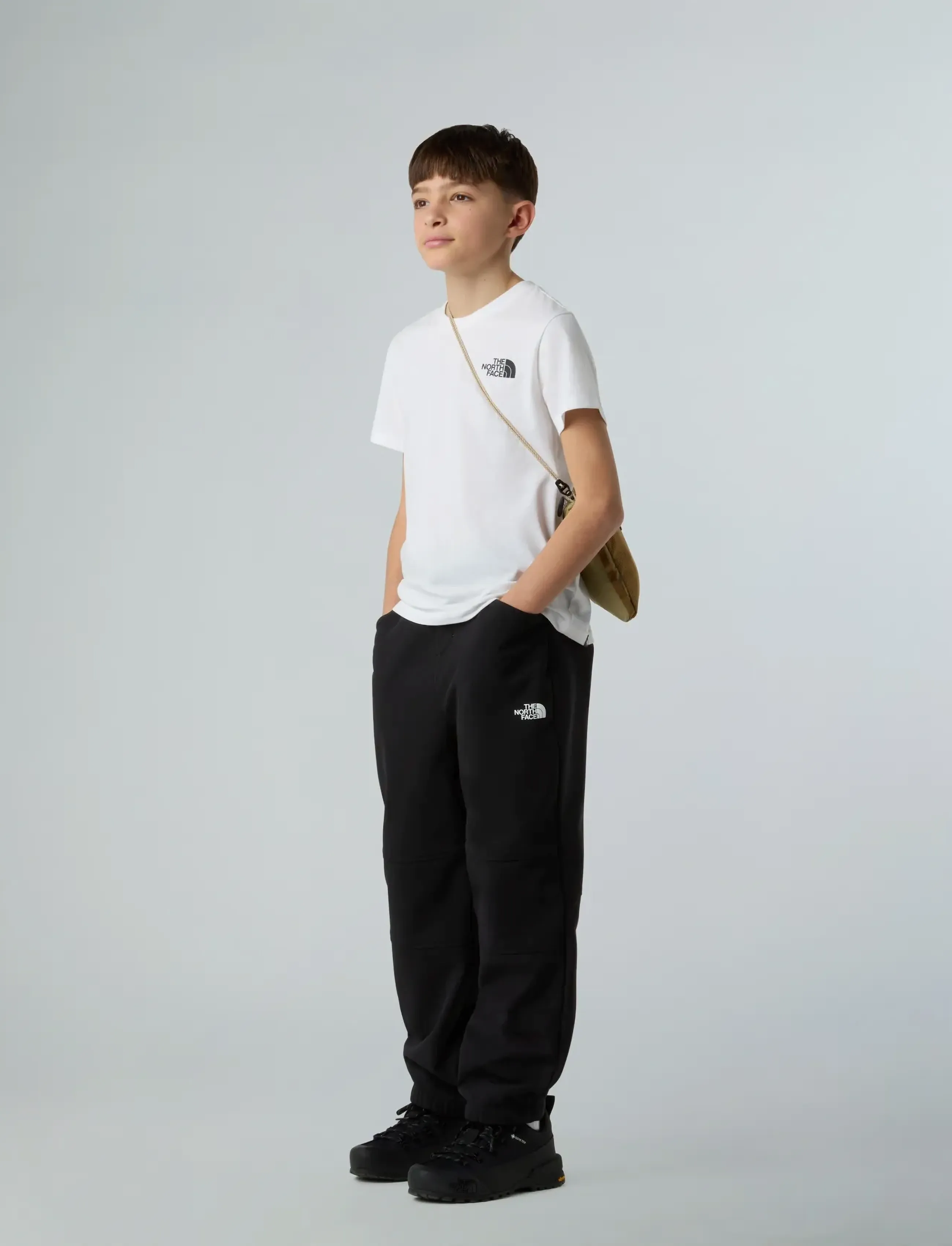 The North Face - TEEN SIMPLE DOME REGULAR SS TEE - kortærmede t-shirts - tnf white - 3