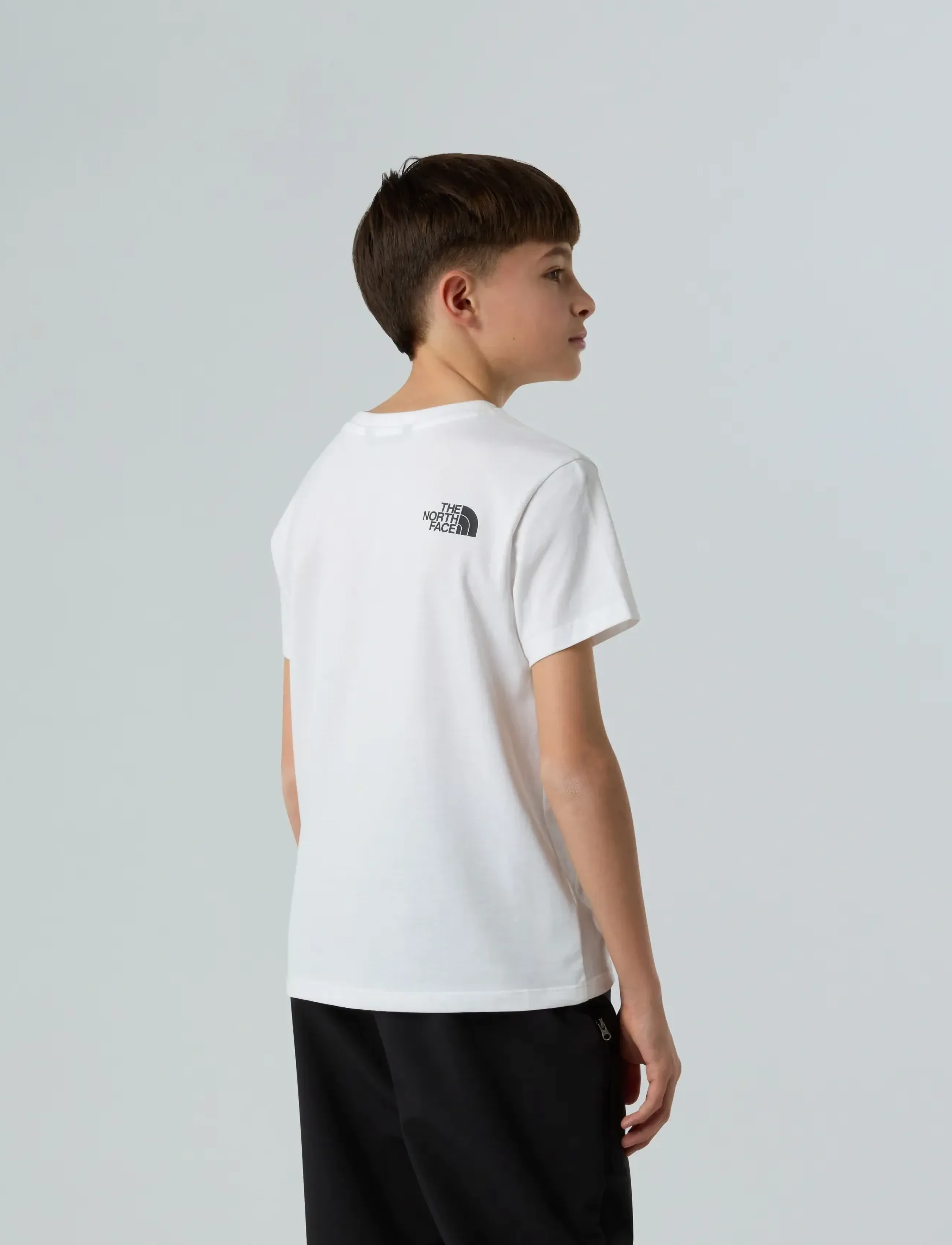 The North Face - TEEN SIMPLE DOME REGULAR SS TEE - kortærmede t-shirts - tnf white - 4