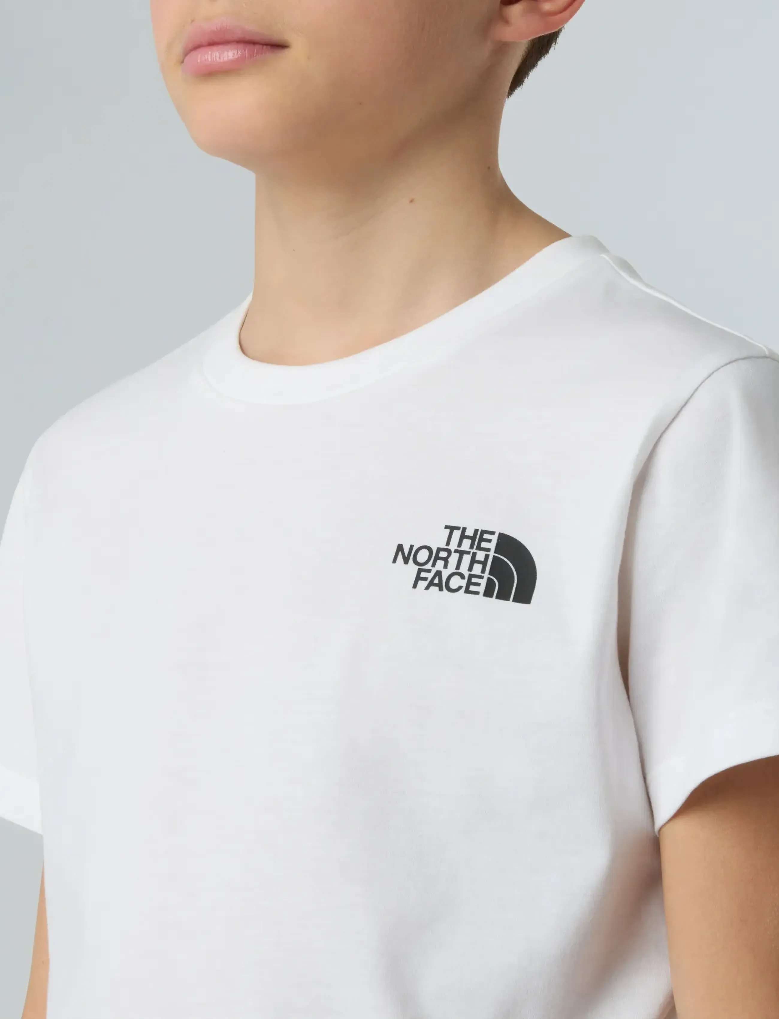 The North Face - TEEN SIMPLE DOME REGULAR SS TEE - kortærmede t-shirts - tnf white - 5