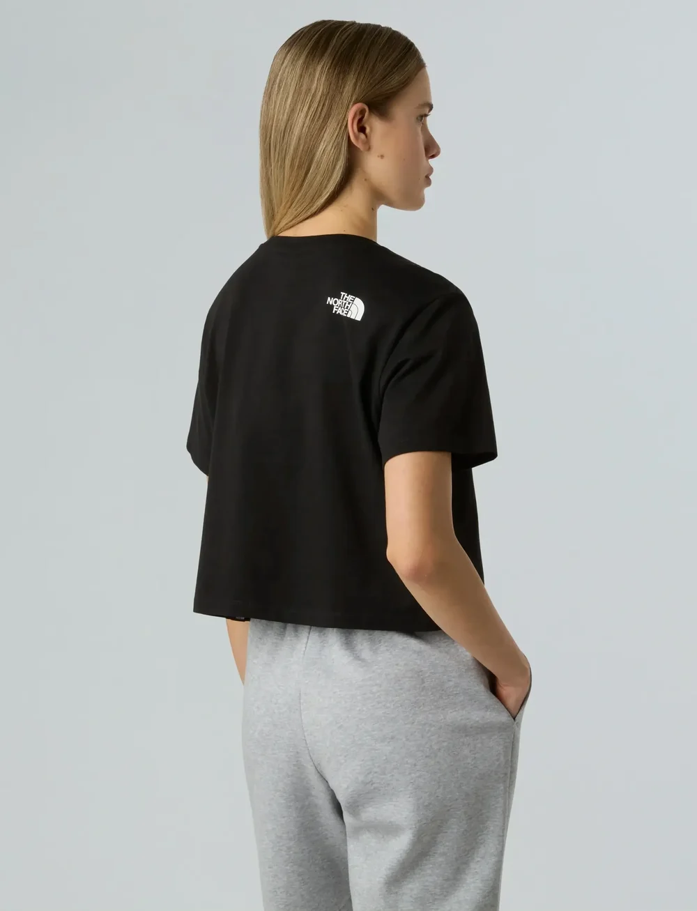 The North Face - W SIMPLE DOME CROPPED SLIM TEE - hemden - black - 4