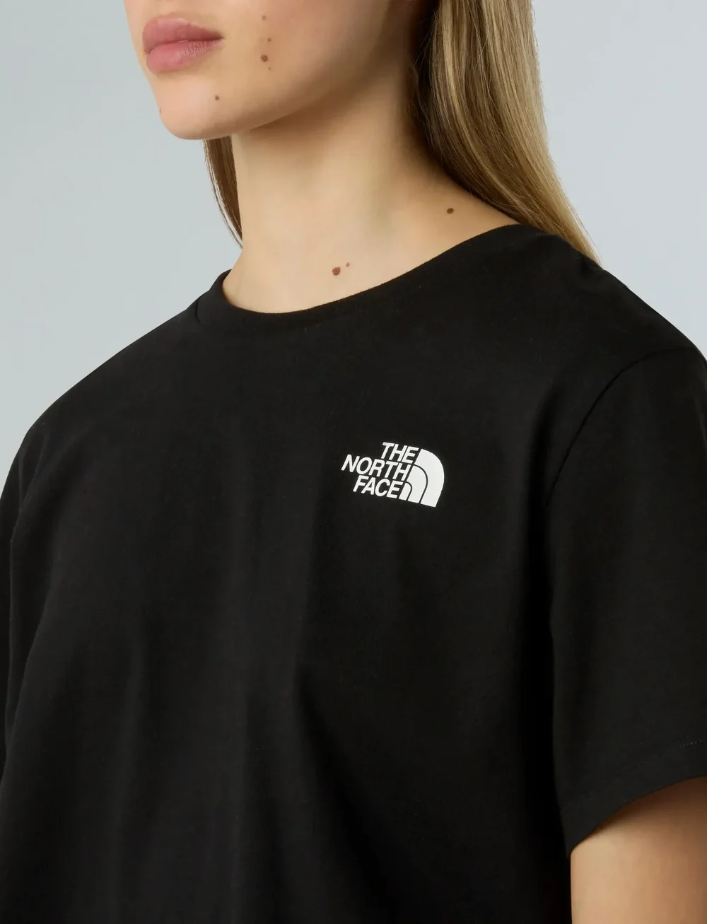 The North Face - W SIMPLE DOME CROPPED SLIM TEE - hemden - black - 5