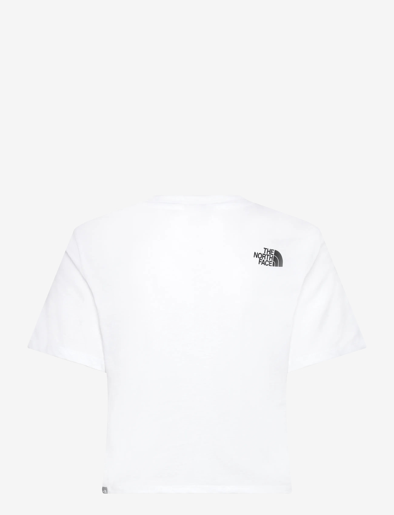The North Face - W SIMPLE DOME CROPPED SLIM TEE - skjortor - white - 2