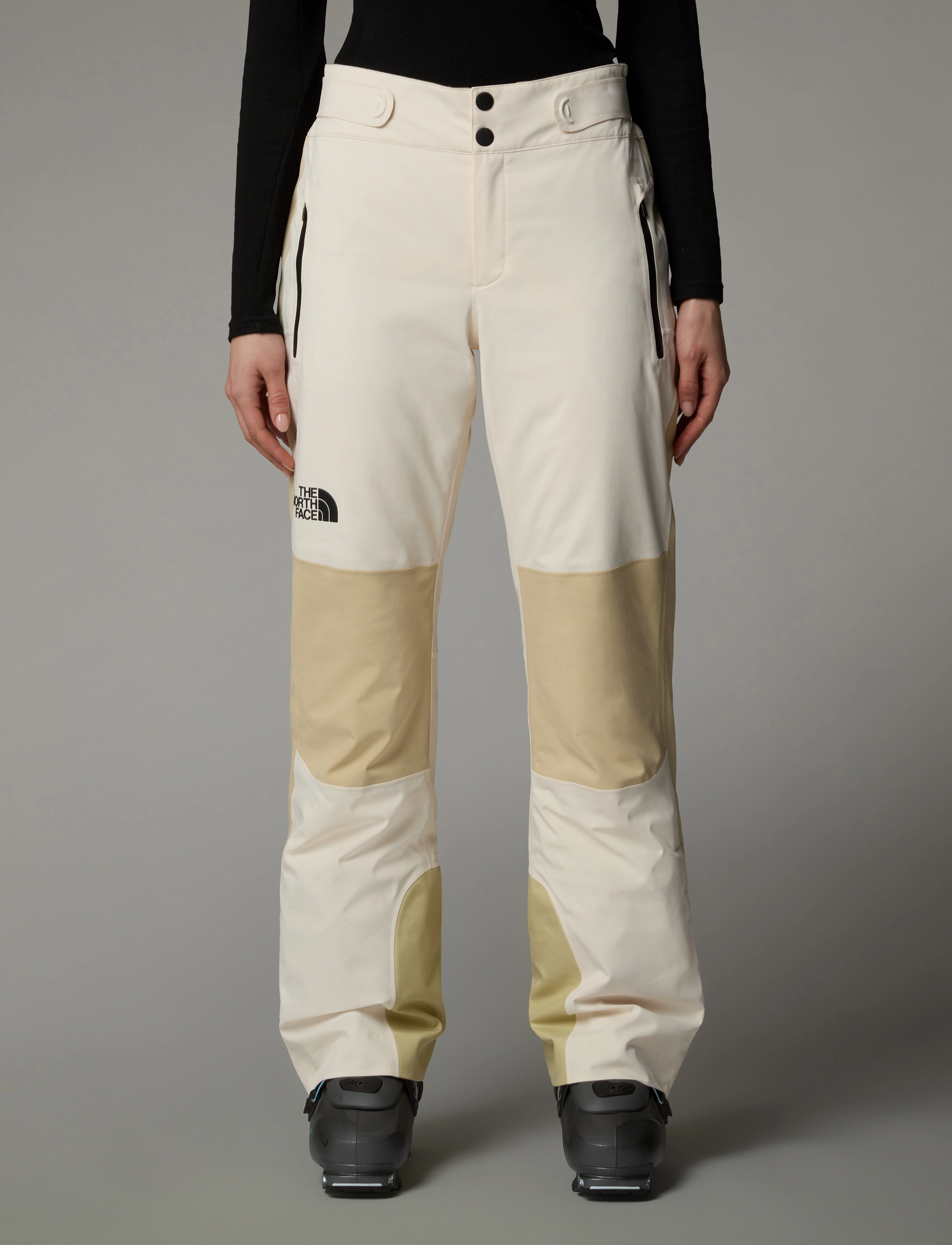 The North Face W LENADO PANT - Suusapüksid - WHITE DUNE / beige