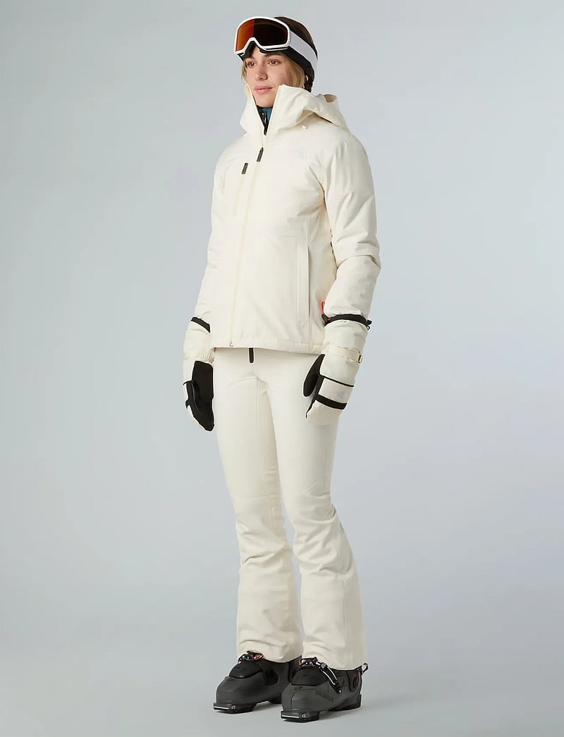 The North Face - W SNOGA PANT - skitøj - white dune/white dune - 3