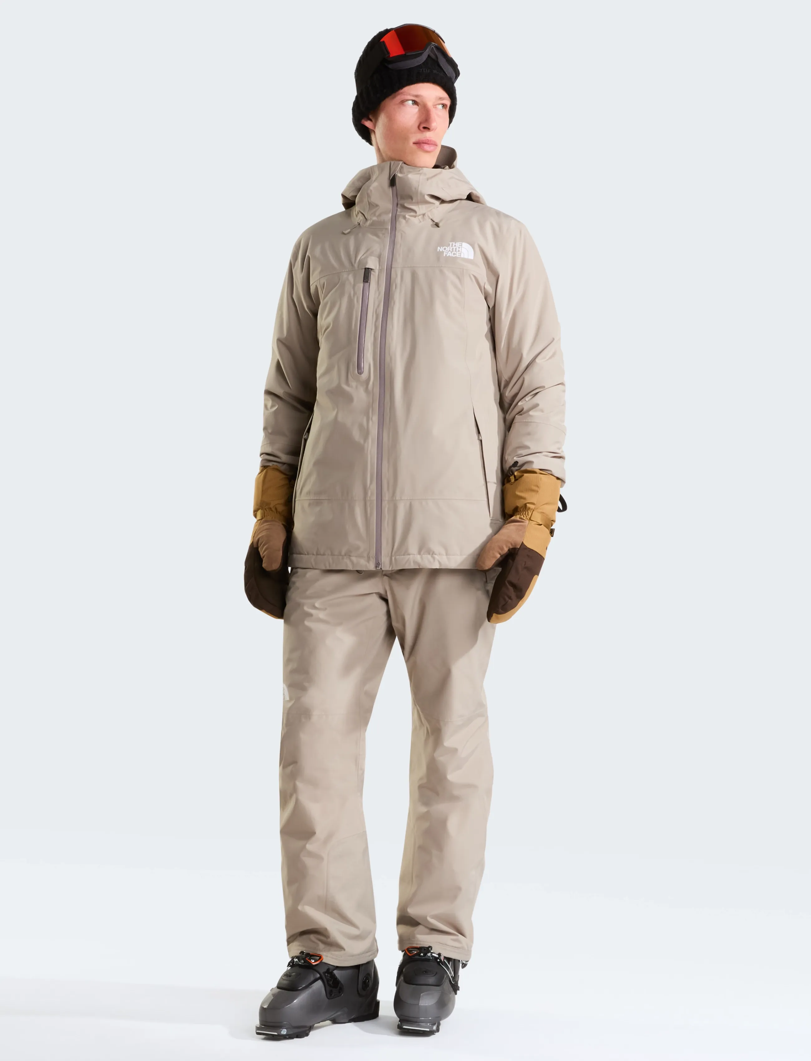 The North Face - M DESCENDIT JACKET - ski jackets - stone slab - 3