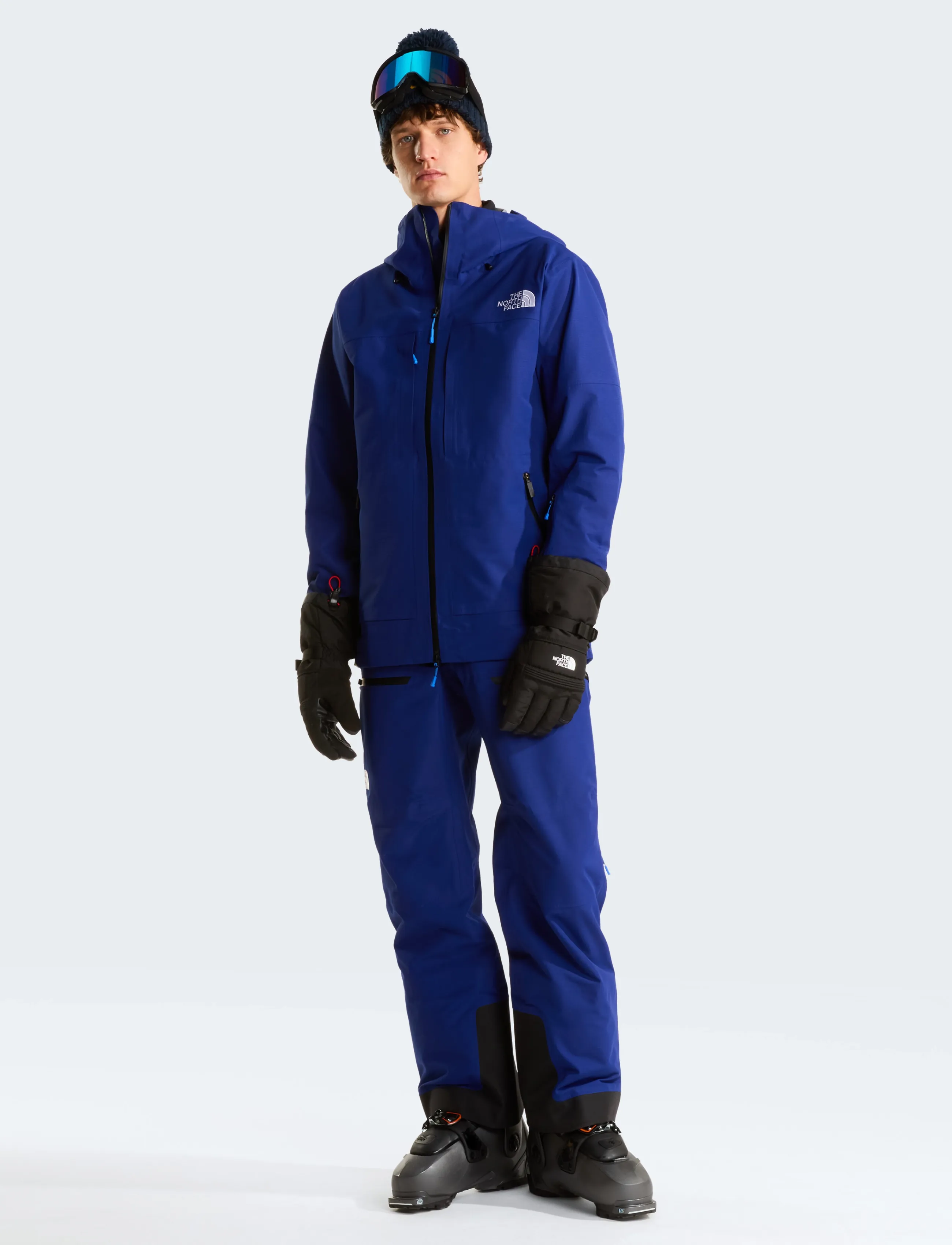 The North Face - M CEPTOR BIB - skiing pants - bold blue - 3