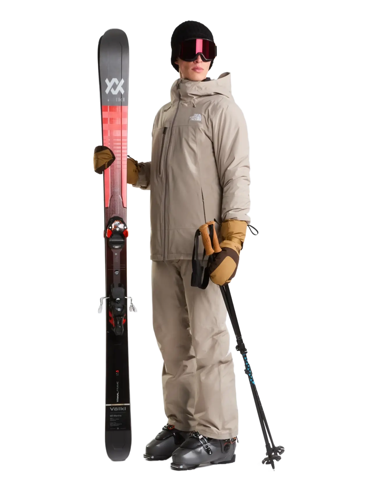 The North Face M DESCENDIT PANT - Skibukser - STONE SLAB / grey