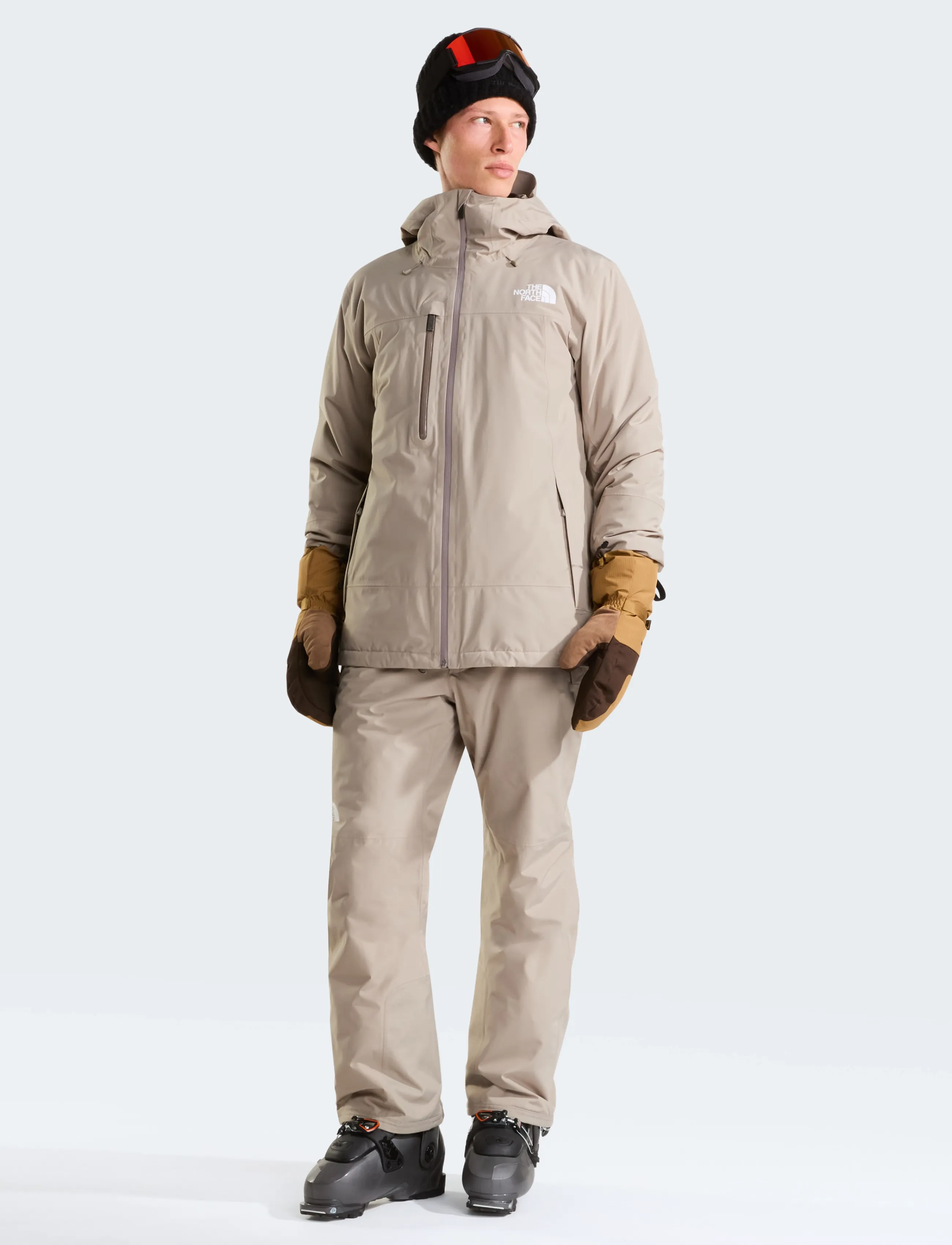 The North Face - M DESCENDIT PANT - skibukser - stone slab - 2
