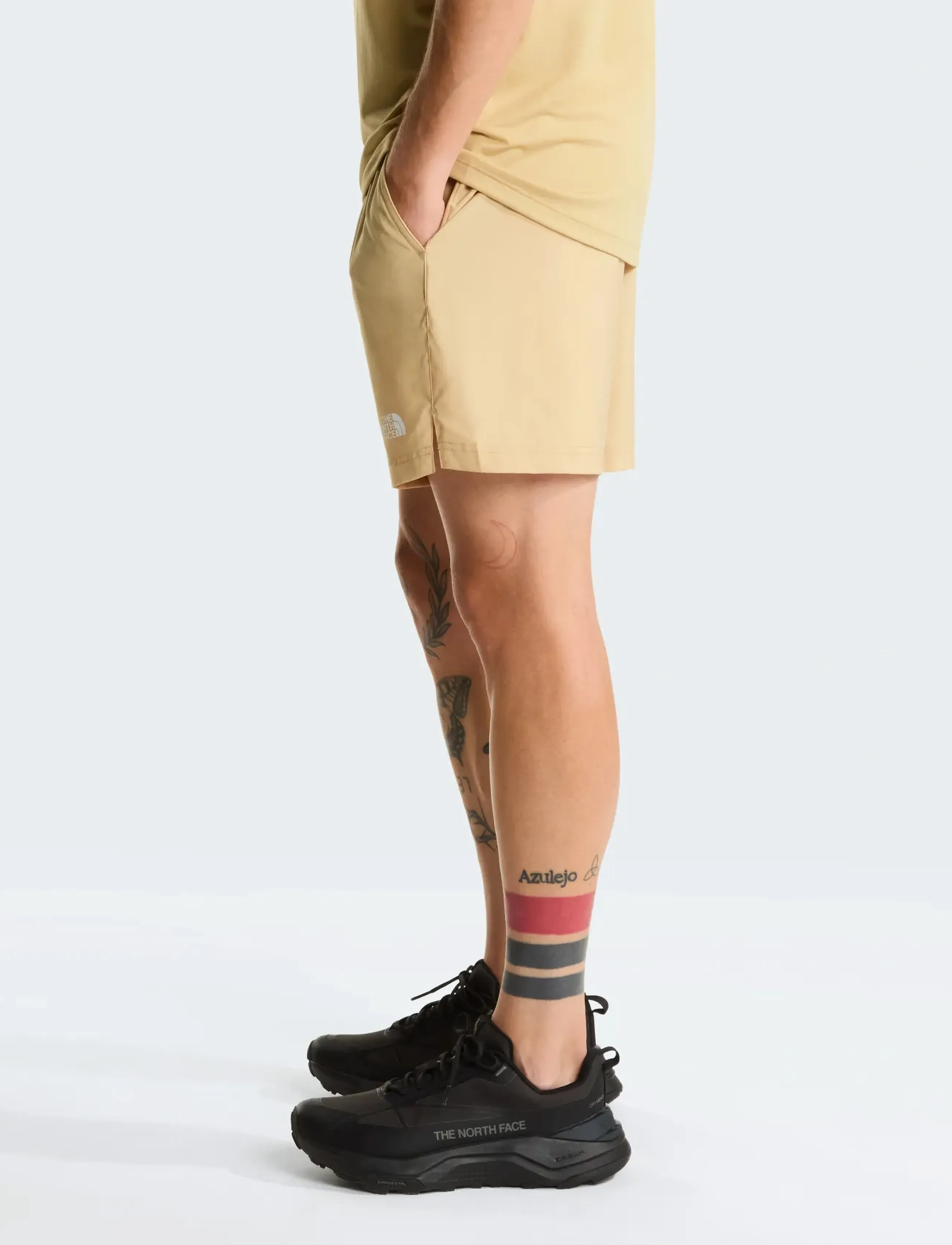 The North Face - M 24/7 5'' SHORTS - träningsshorts - khaki stone - 4