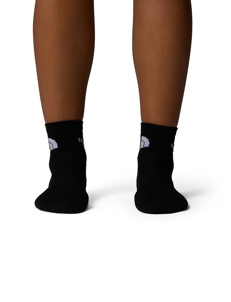 The North Face - MULTI SPORT CUSH QUARTER SOCK 3P - sportstrømper - black - 3