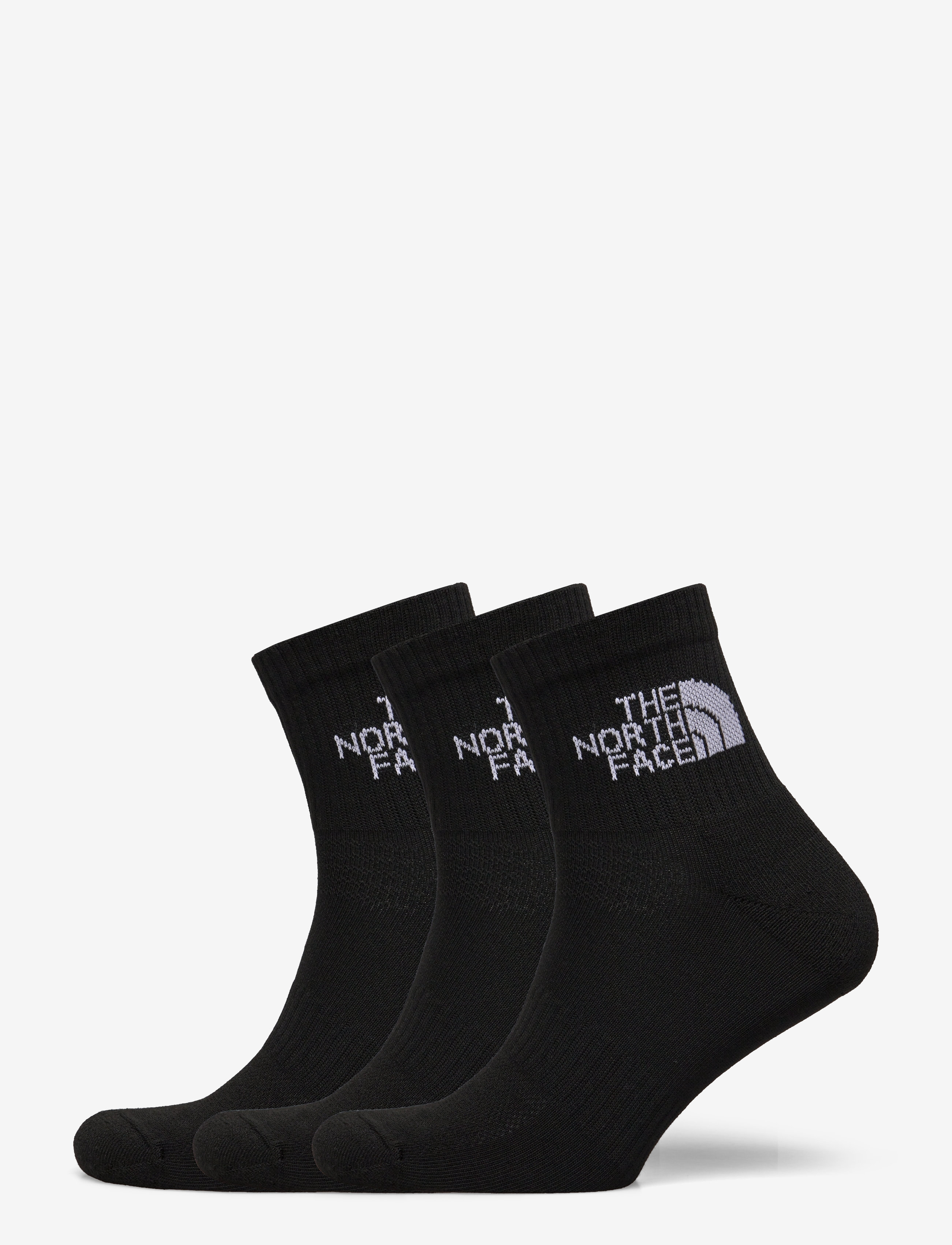 The North Face MULTI SPORT CUSH QUARTER SOCK 3P - Sokid - BLACK / black