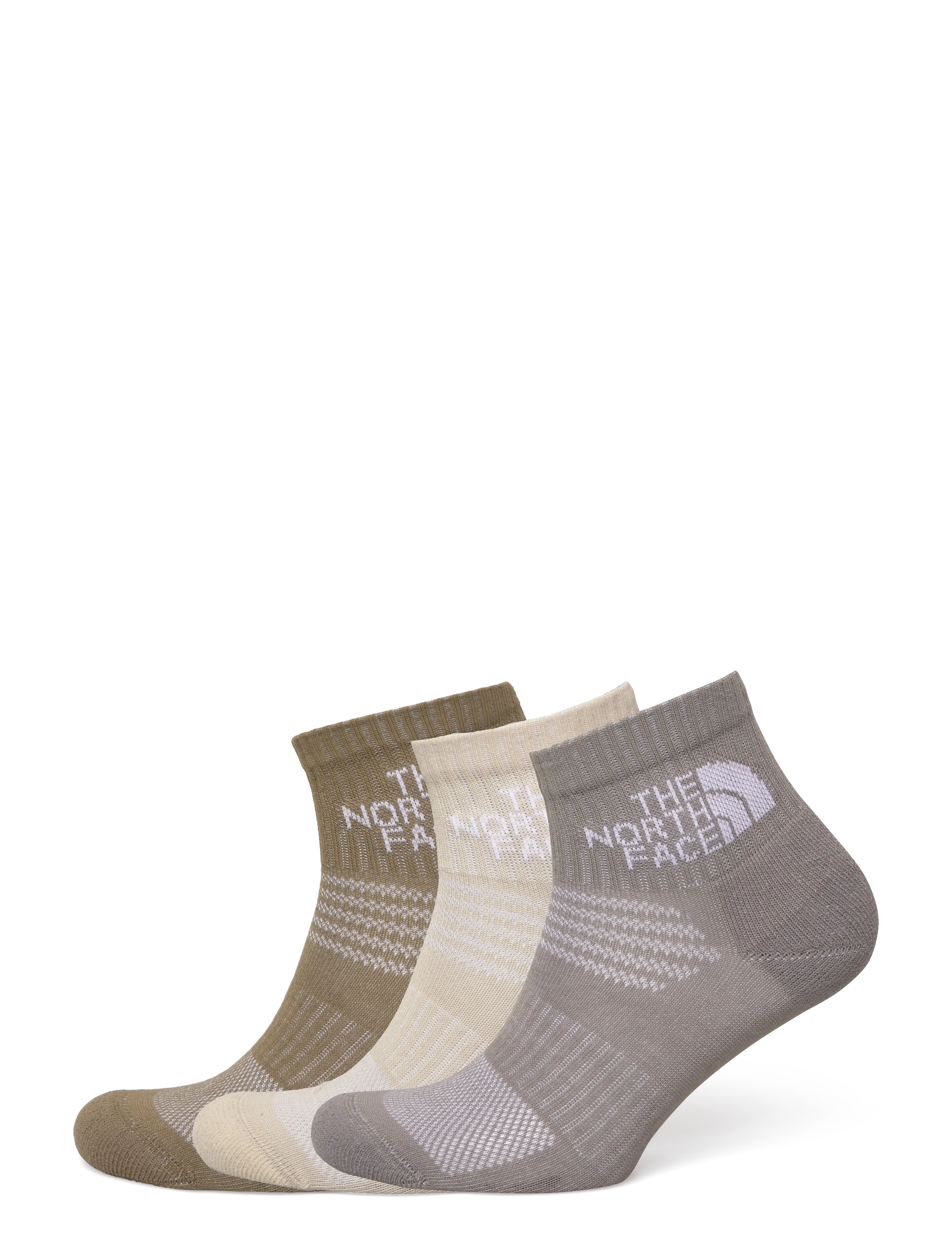 The North Face MULTI SPORT CUSH QUARTER SOCK 3P - Socken - STONE SLAB/DESERT STONE / multi