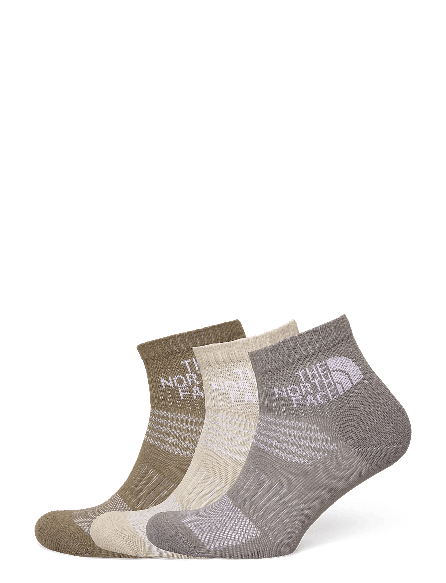 The North Face - MULTI SPORT CUSH QUARTER SOCK 3P - sportstrømper - stone slab/desert stone - 0