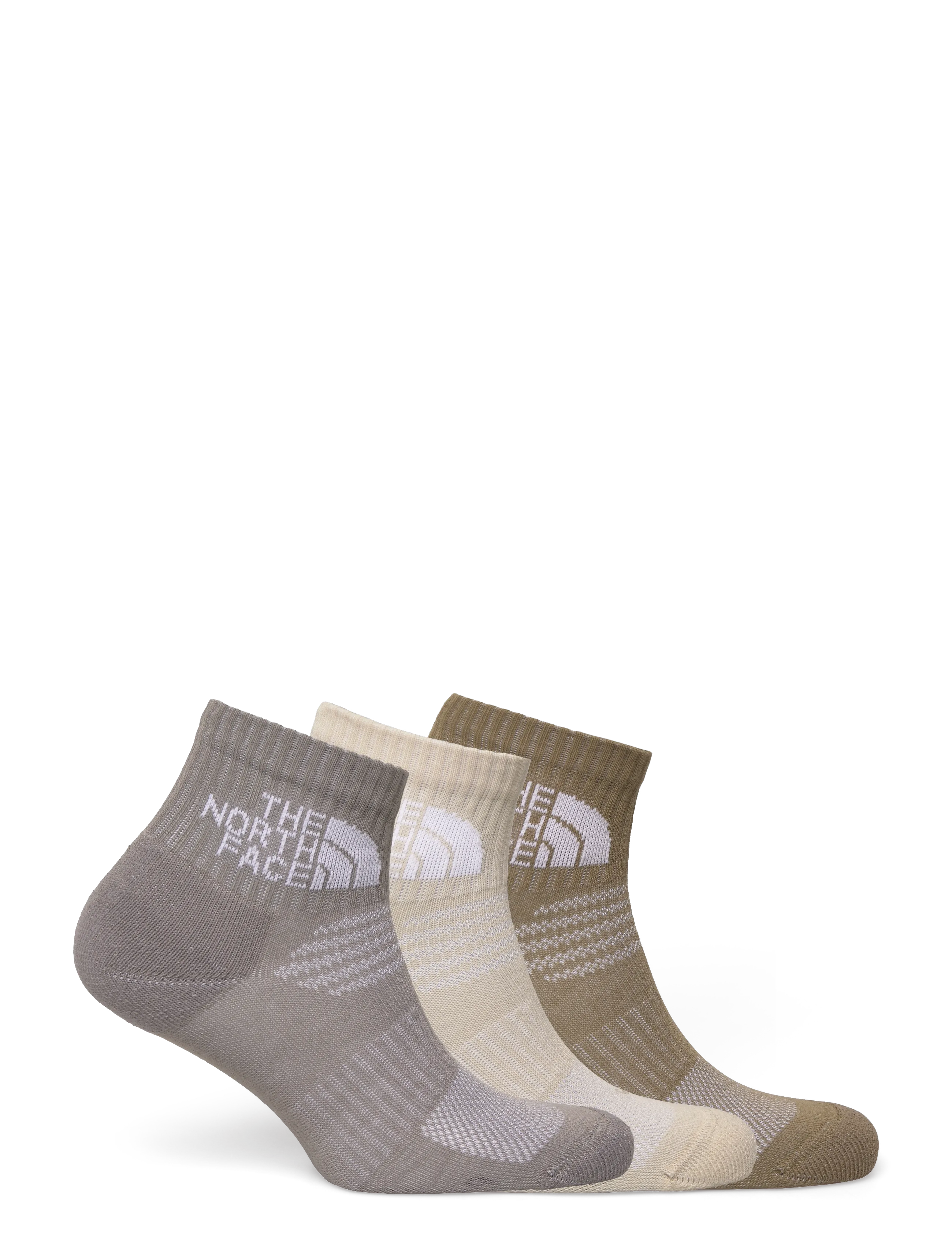 The North Face - MULTI SPORT CUSH QUARTER SOCK 3P - sportstrømper - stone slab/desert stone - 1