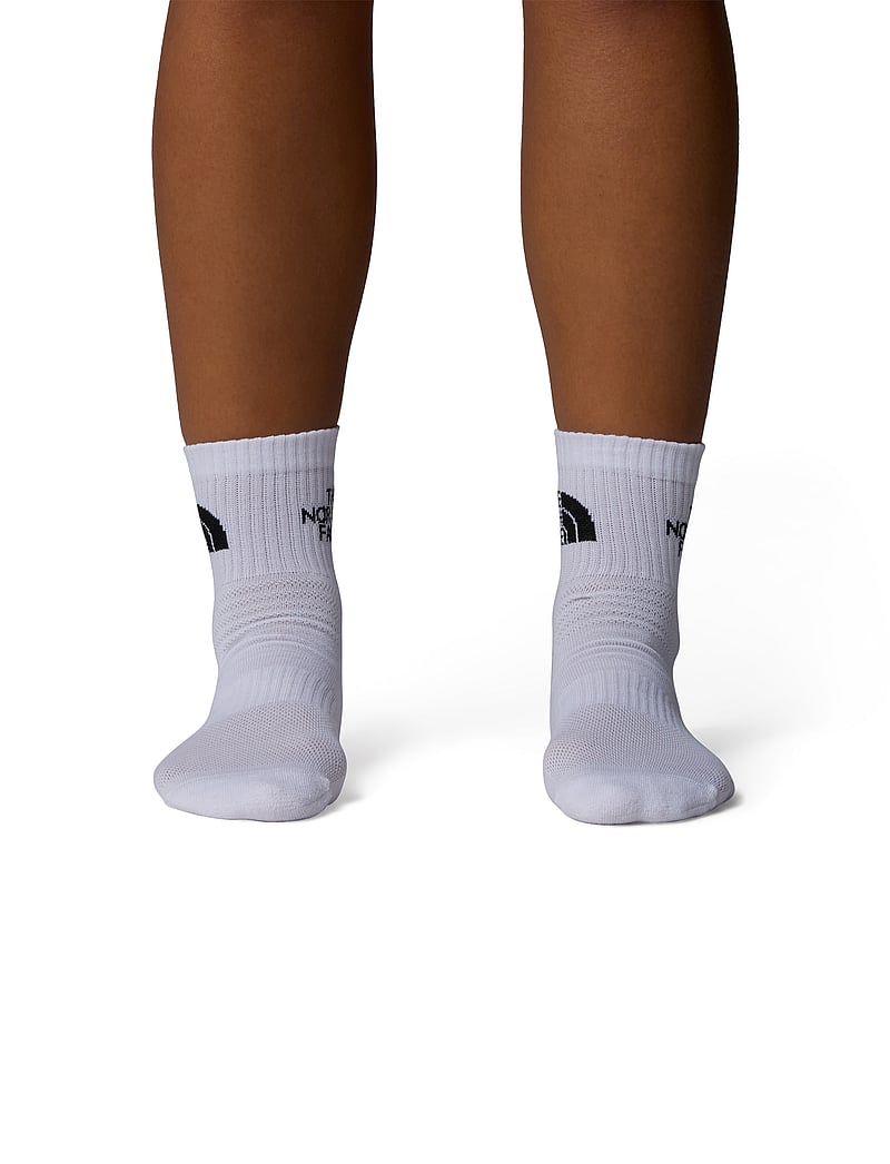 The North Face - MULTI SPORT CUSH QUARTER SOCK 3P - träningsstrumpor - white - 0