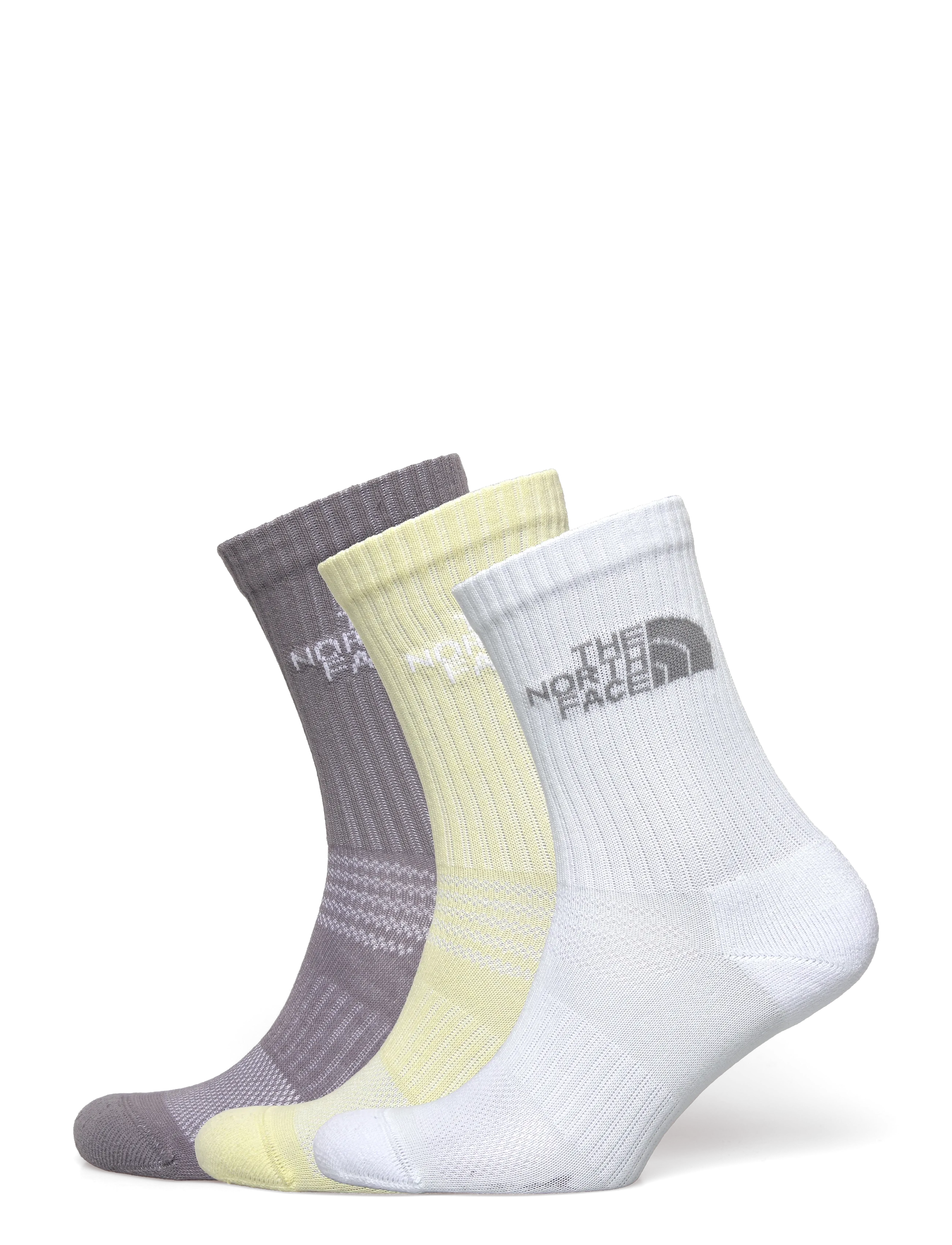 The North Face MULTI SPORT CUSH CREW SOCK 3P - The North Face - TRANSCENDENT GREY/PEARL / multi